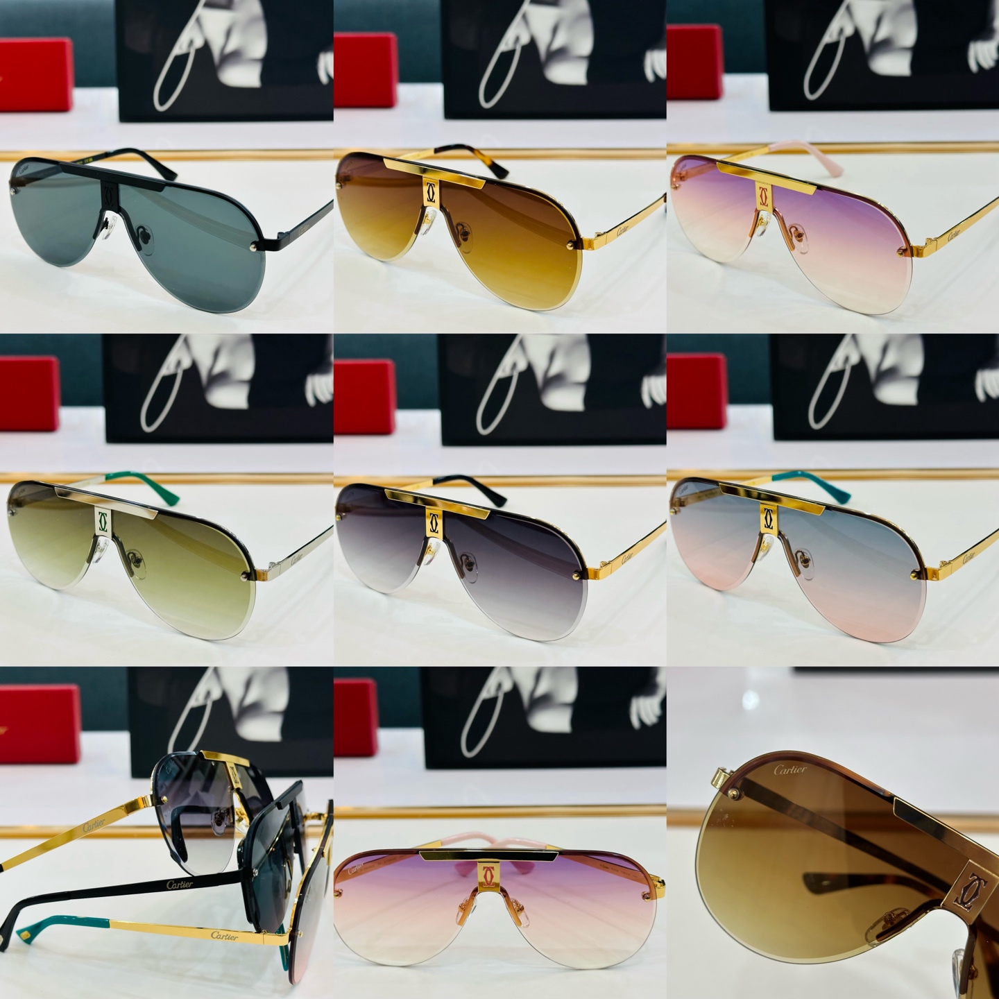 🆕 原版Cartie* 卡家 官网经典款 太阳镜 CT0633S Size：136口0-140 电镀工艺