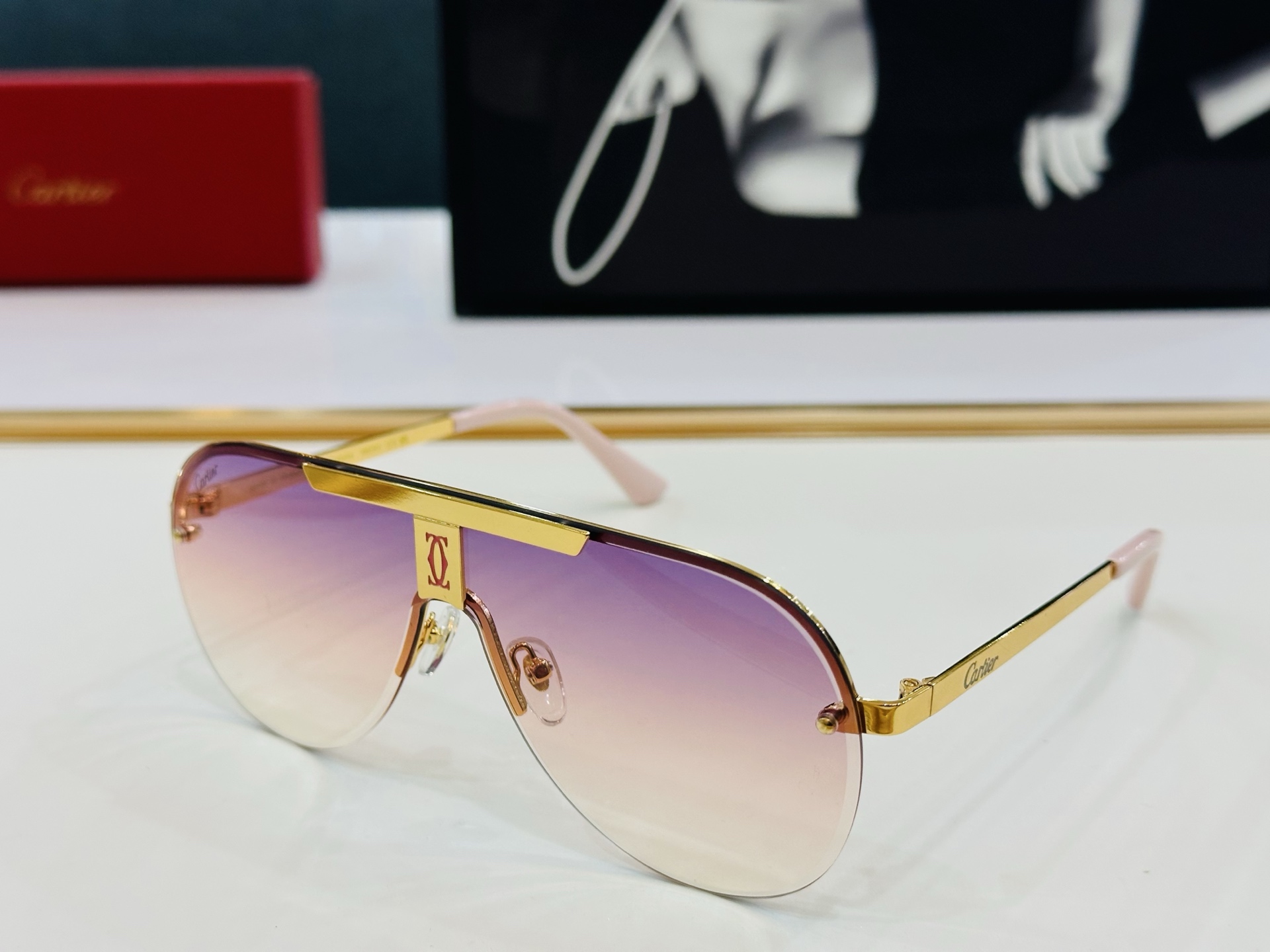 🆕 原版Cartie* 卡家 官网经典款 太阳镜 CT0633S Size：136口0-140 电镀工艺