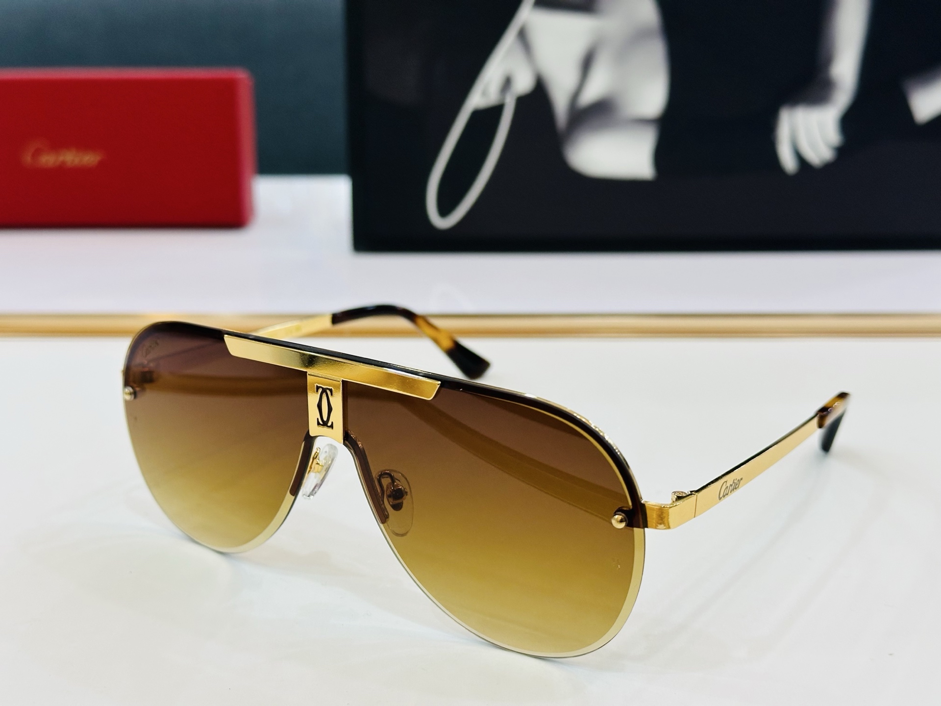 🆕 原版Cartie* 卡家 官网经典款 太阳镜 CT0633S Size：136口0-140 电镀工艺