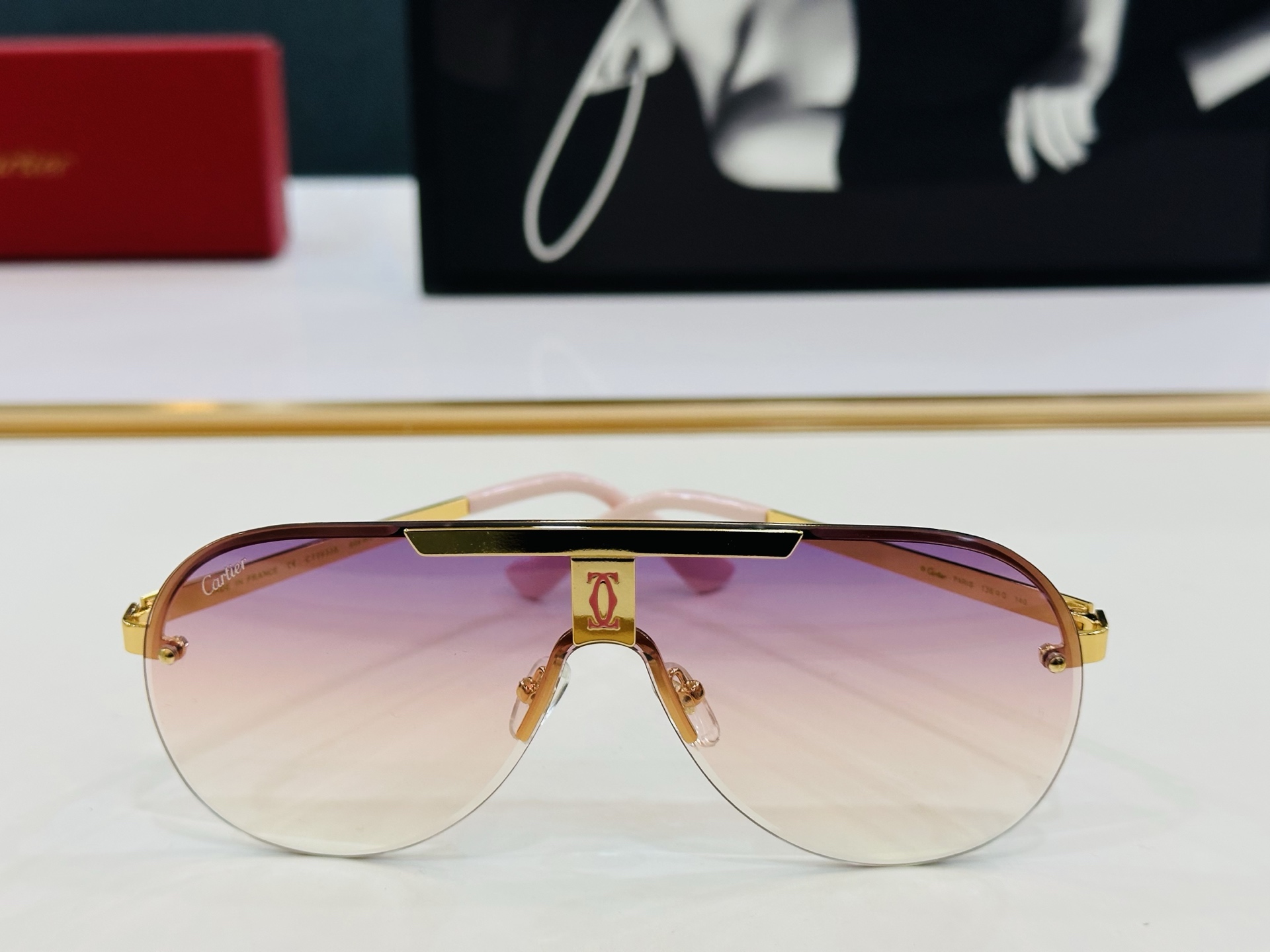 🆕 原版Cartie* 卡家 官网经典款 太阳镜 CT0633S Size：136口0-140 电镀工艺