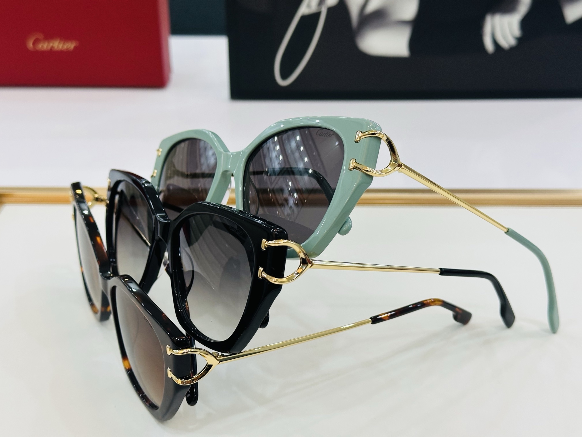 Cartier-卡家 ✨CT0530S  Size：56口17-145 不挑脸型 简约大气 时尚休闲 👌