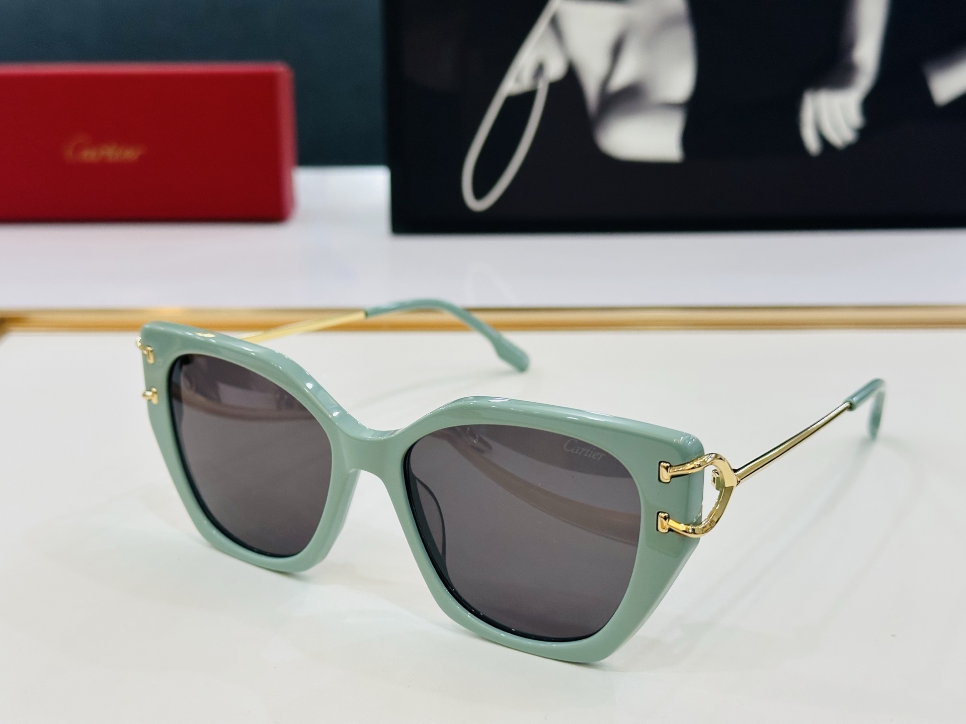 Cartier-卡家 ✨CT0530S  Size：56口17-145 不挑脸型 简约大气 时尚休闲 👌