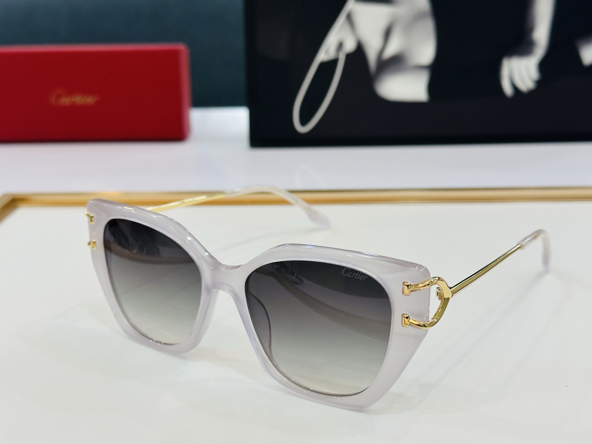 Cartier-卡家 ✨CT0530S  Size：56口17-145 不挑脸型 简约大气 时尚休闲 👌