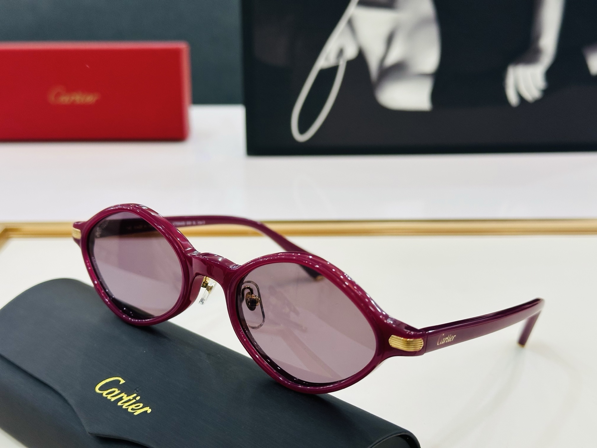 Cartie* 卡家 太阳镜 CT0540S Size：55口20-145 电镀工艺精湛气质十足！CC男