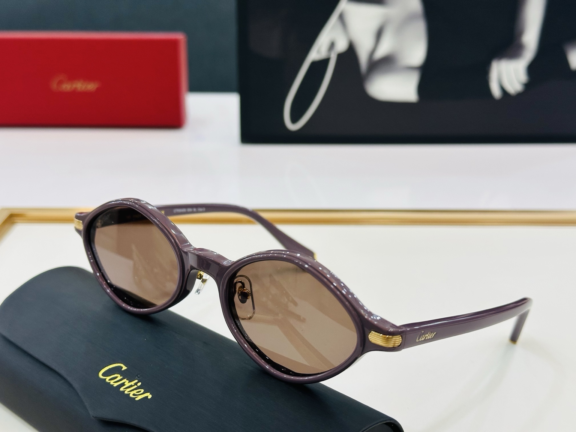 Cartie* 卡家 太阳镜 CT0540S Size：55口20-145 电镀工艺精湛气质十足！CC男