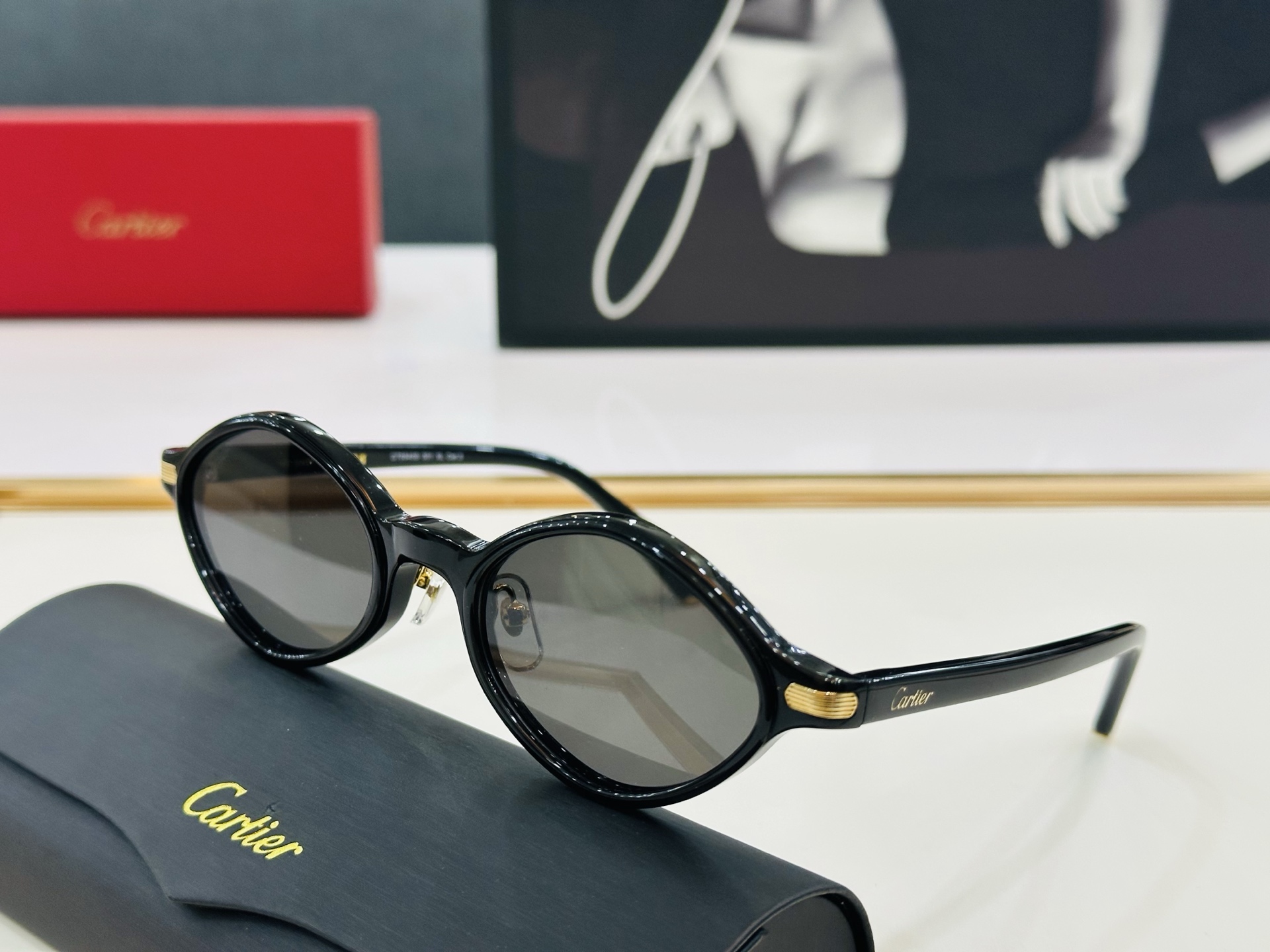 Cartie* 卡家 太阳镜 CT0540S Size：55口20-145 电镀工艺精湛气质十足！CC男