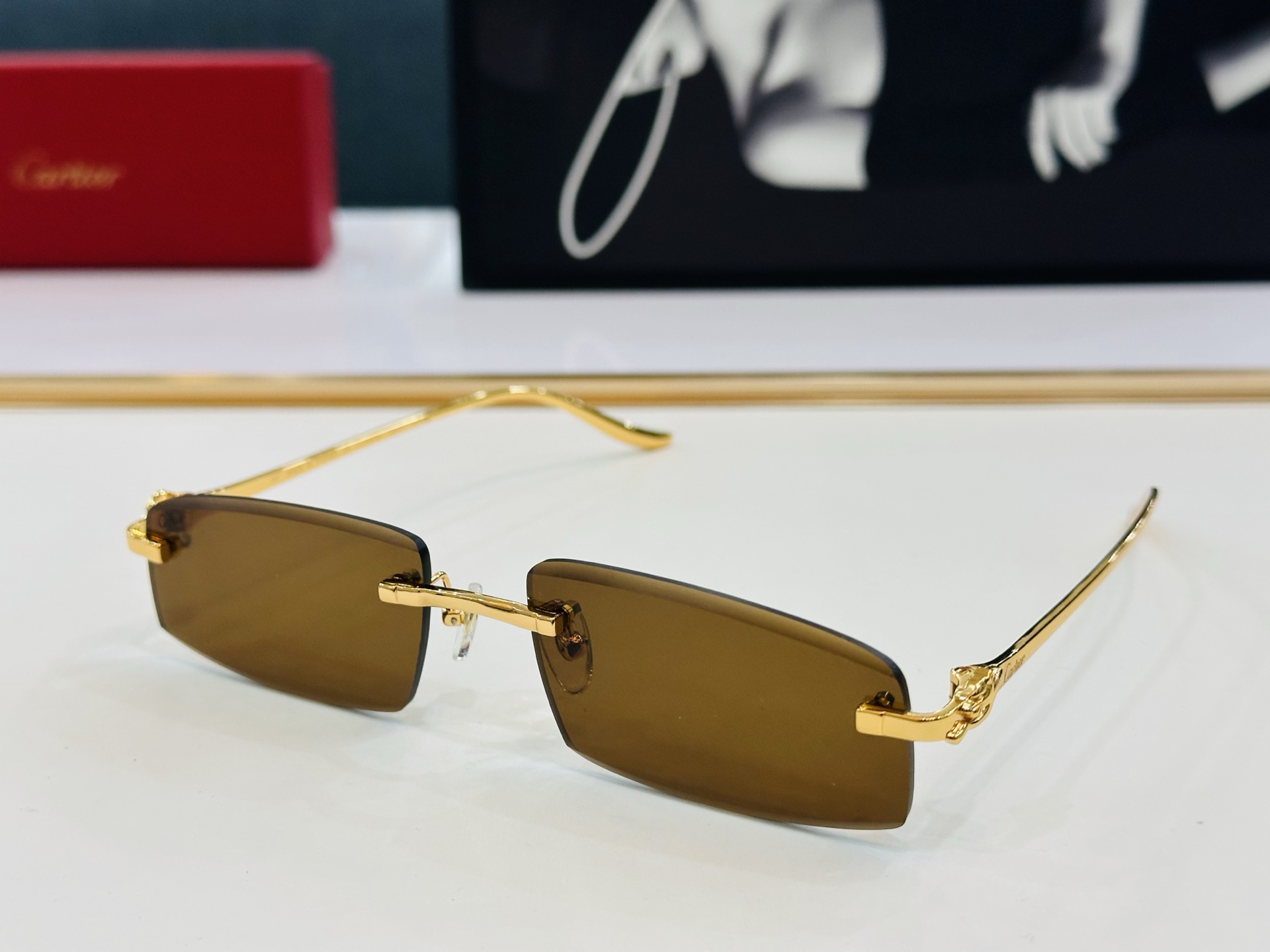 🆕 原版Cartie* 卡家 官网经典款 太阳镜 CT0505S Size：58口18-137  电镀工