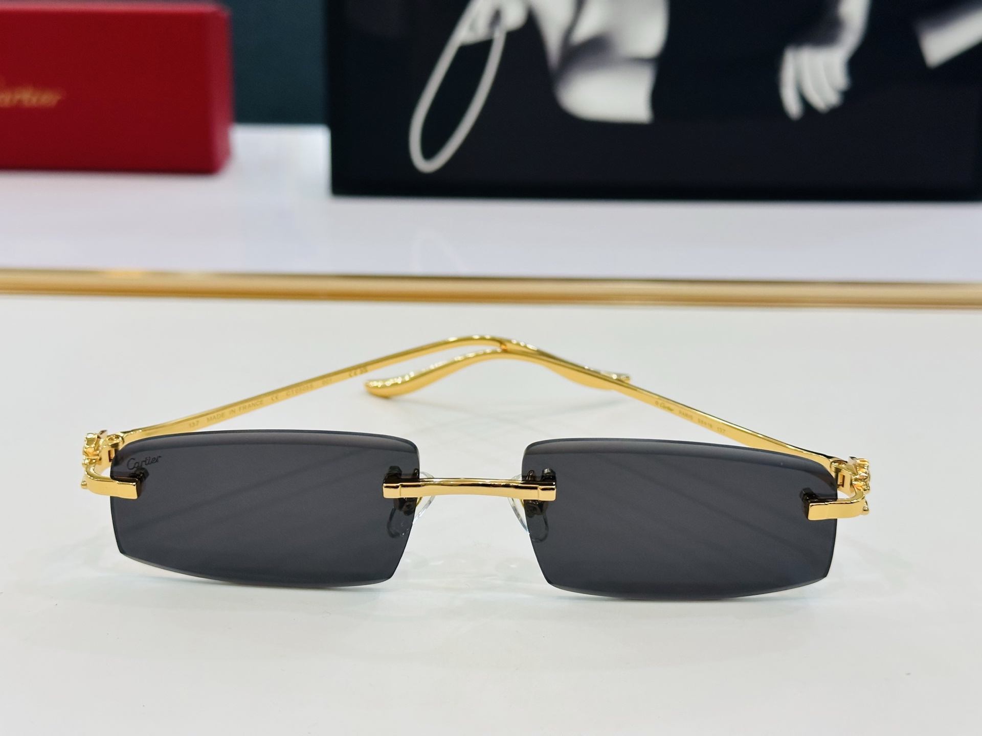 🆕 原版Cartie* 卡家 官网经典款 太阳镜 CT0505S Size：58口18-137  电镀工