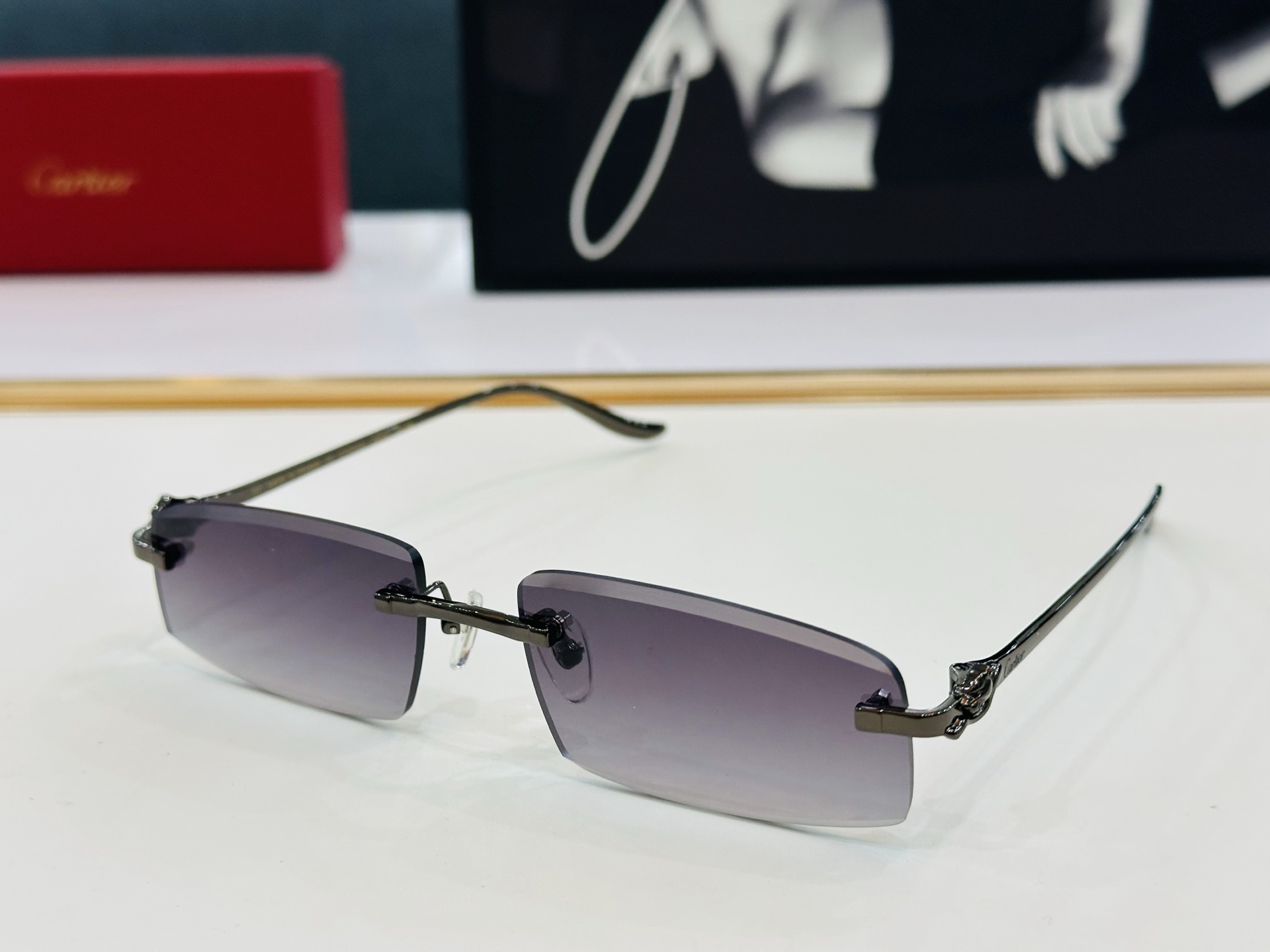 🆕 原版Cartie* 卡家 官网经典款 太阳镜 CT0505S Size：58口18-137  电镀工
