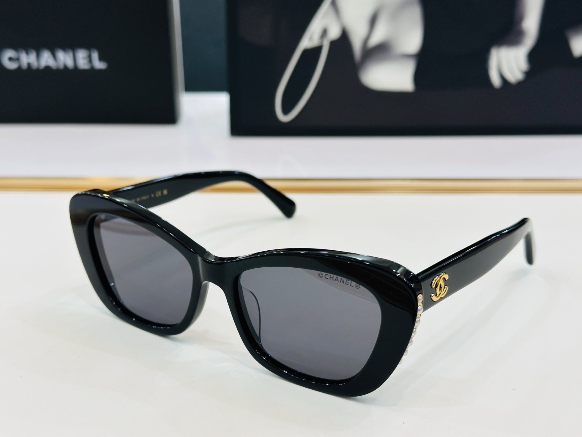 CHANE*香家  CH5481 SIZE：55口18-140潮流爆款 太阳镜 😍😍立体感十足 高品质 