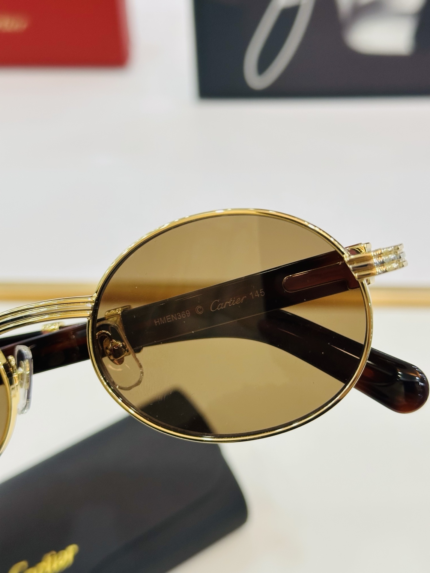 Cartie* 卡家 太阳镜 CT0464S Size：57口18-145 电镀工艺精湛气质十足！CC男