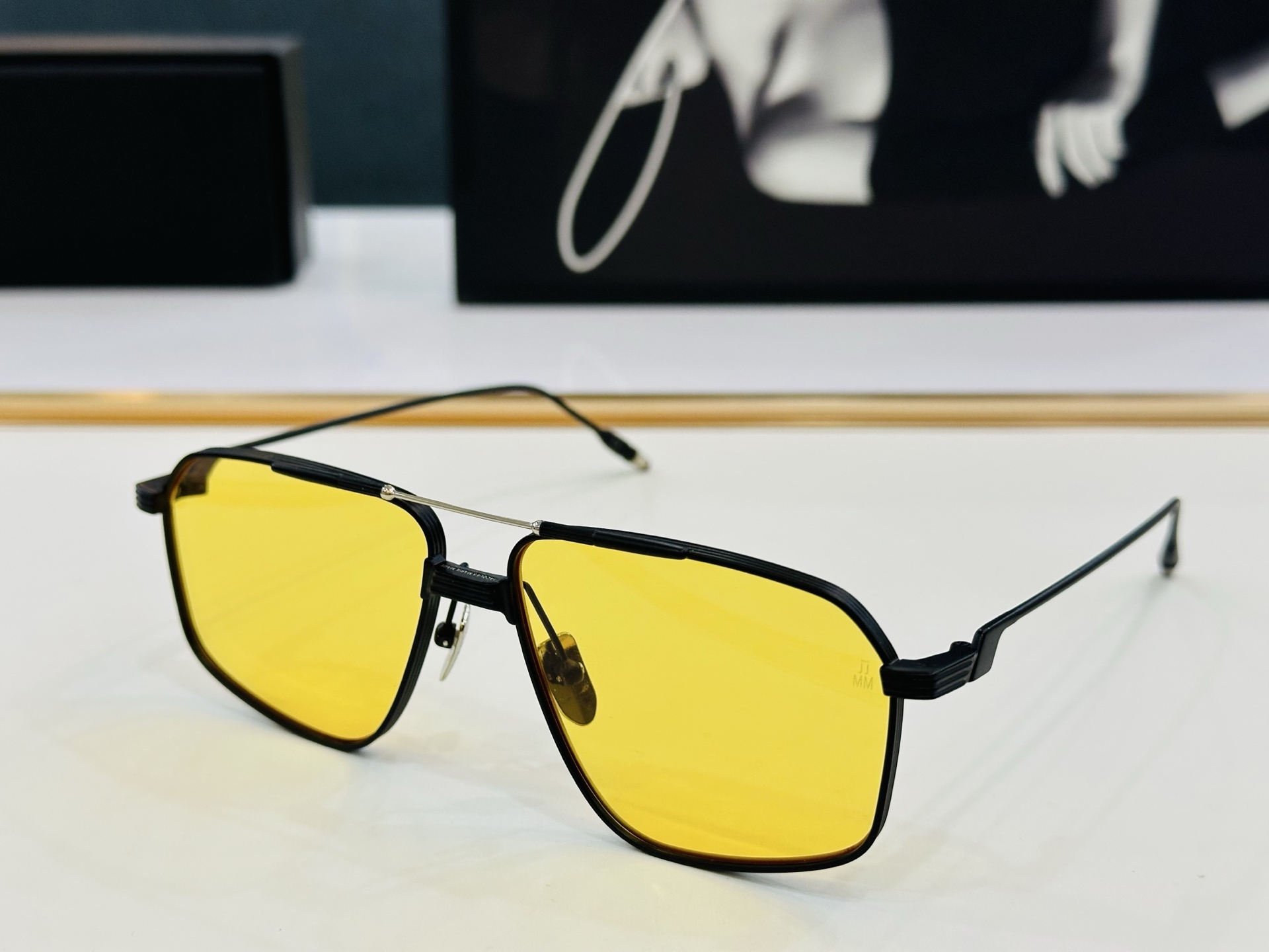 JACQUES MARIE JAGGER 日本手工眼镜 镜框採用上板材打造出  SIZE：51口23-1