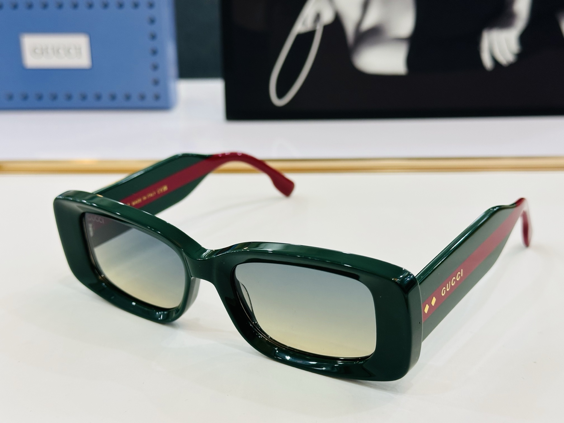 🆕 👏👏GUCC*👍古家GG1528S  Size：53口19-145 搭配镜框🔝b❤配光架 