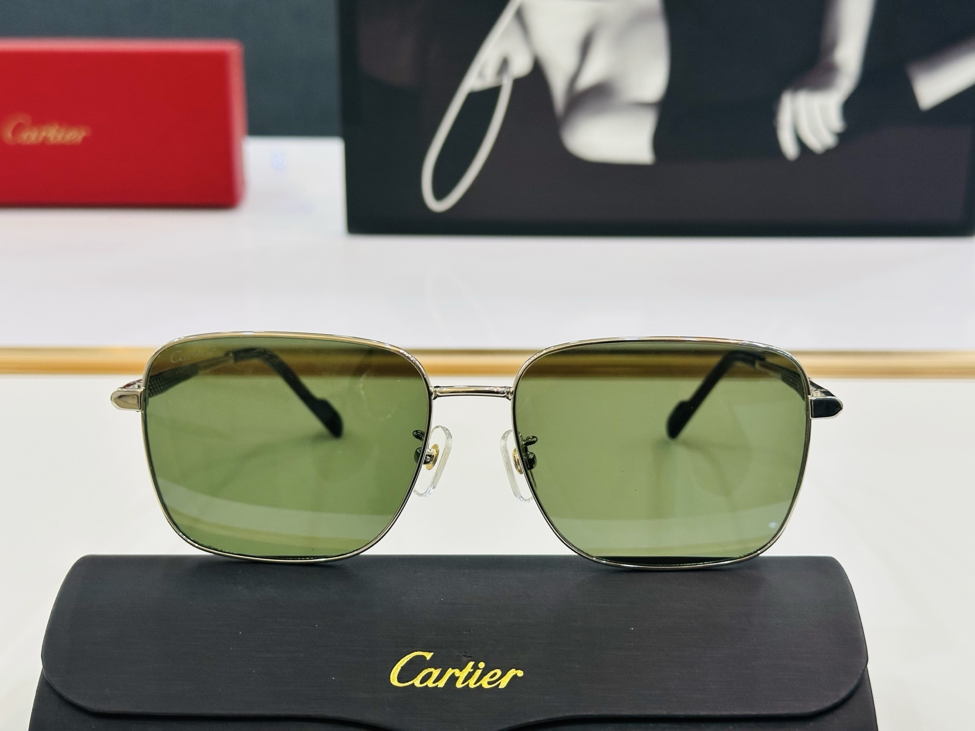 🆕 原版Cartie* 卡家 官网经典款 太阳镜 CT0525S Size：60口17-145 电镀工艺