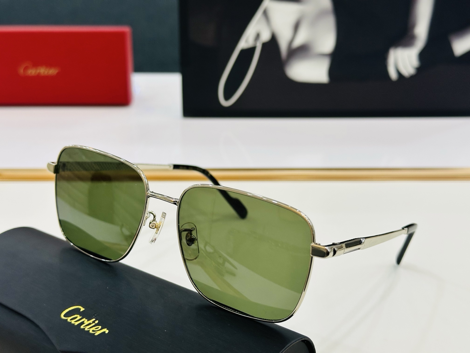 🆕 原版Cartie* 卡家 官网经典款 太阳镜 CT0525S Size：60口17-145 电镀工艺