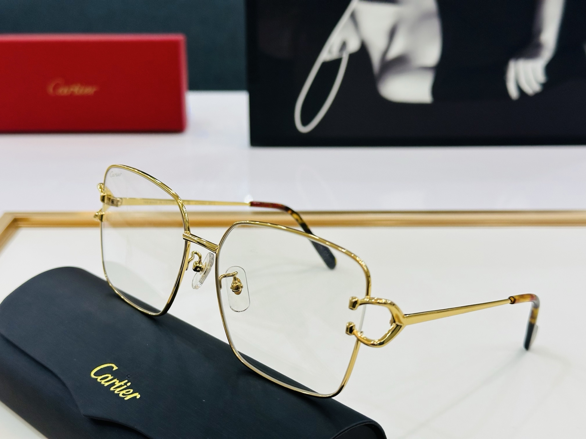 🆕 原版Cartie* 卡家 官网经典款 太阳镜 CT0486O Size：60口17-145 电镀工艺