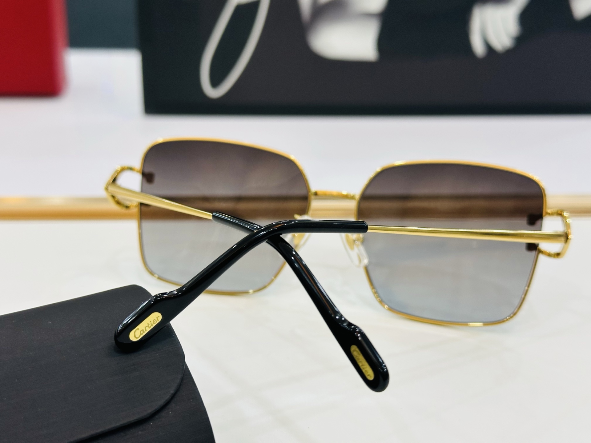 🆕 原版Cartie* 卡家 官网经典款 太阳镜 CT0486O Size：60口17-145 电镀工艺