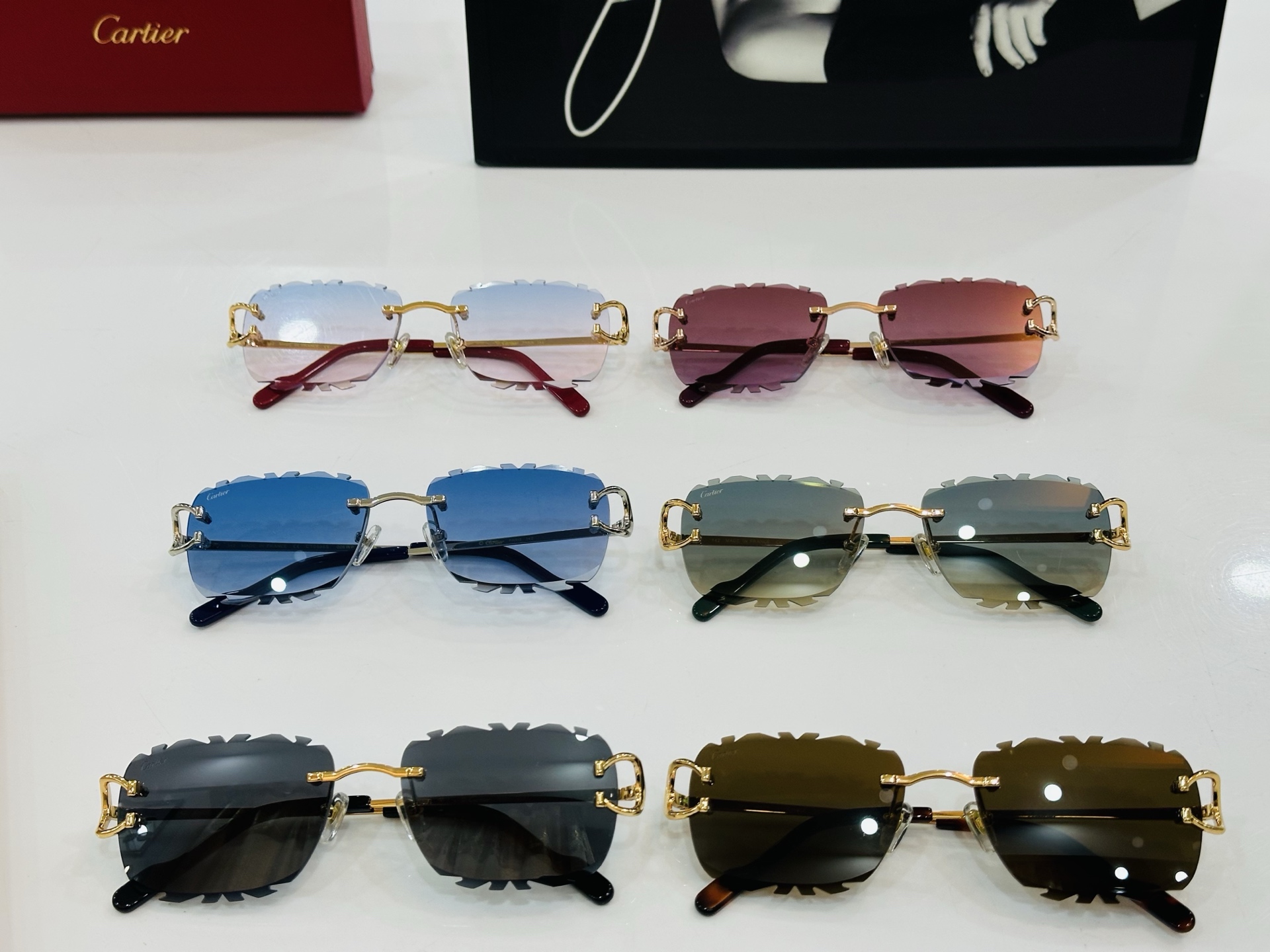 🆕 原版Cartie* 卡家 官网经典款 太阳镜 CT0595S Size：58口17-142  电镀工