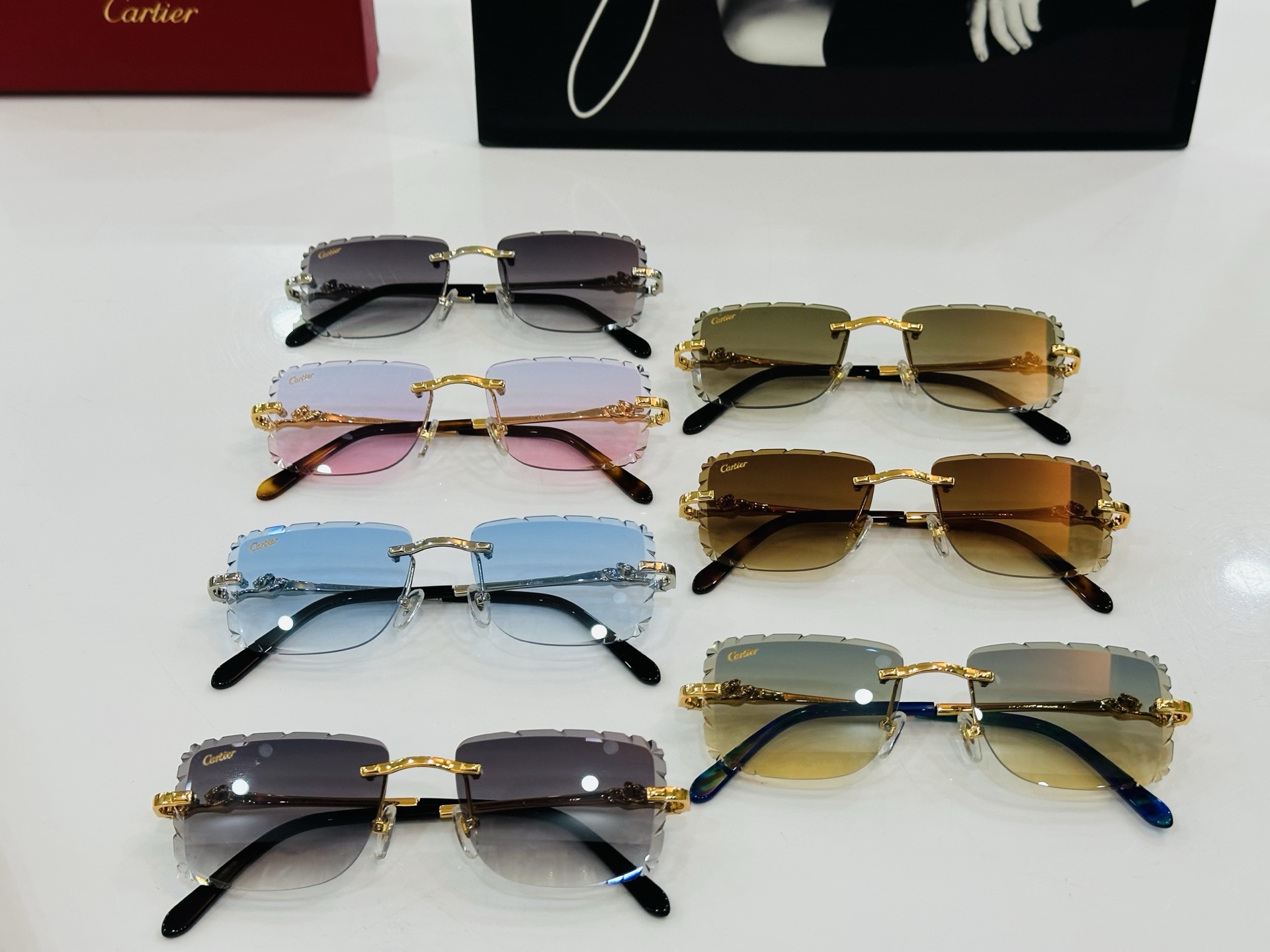 🆕 原版Cartie* 卡家 官网经典款 太阳镜 CT0281 Size：58口17-135 电镀工艺精