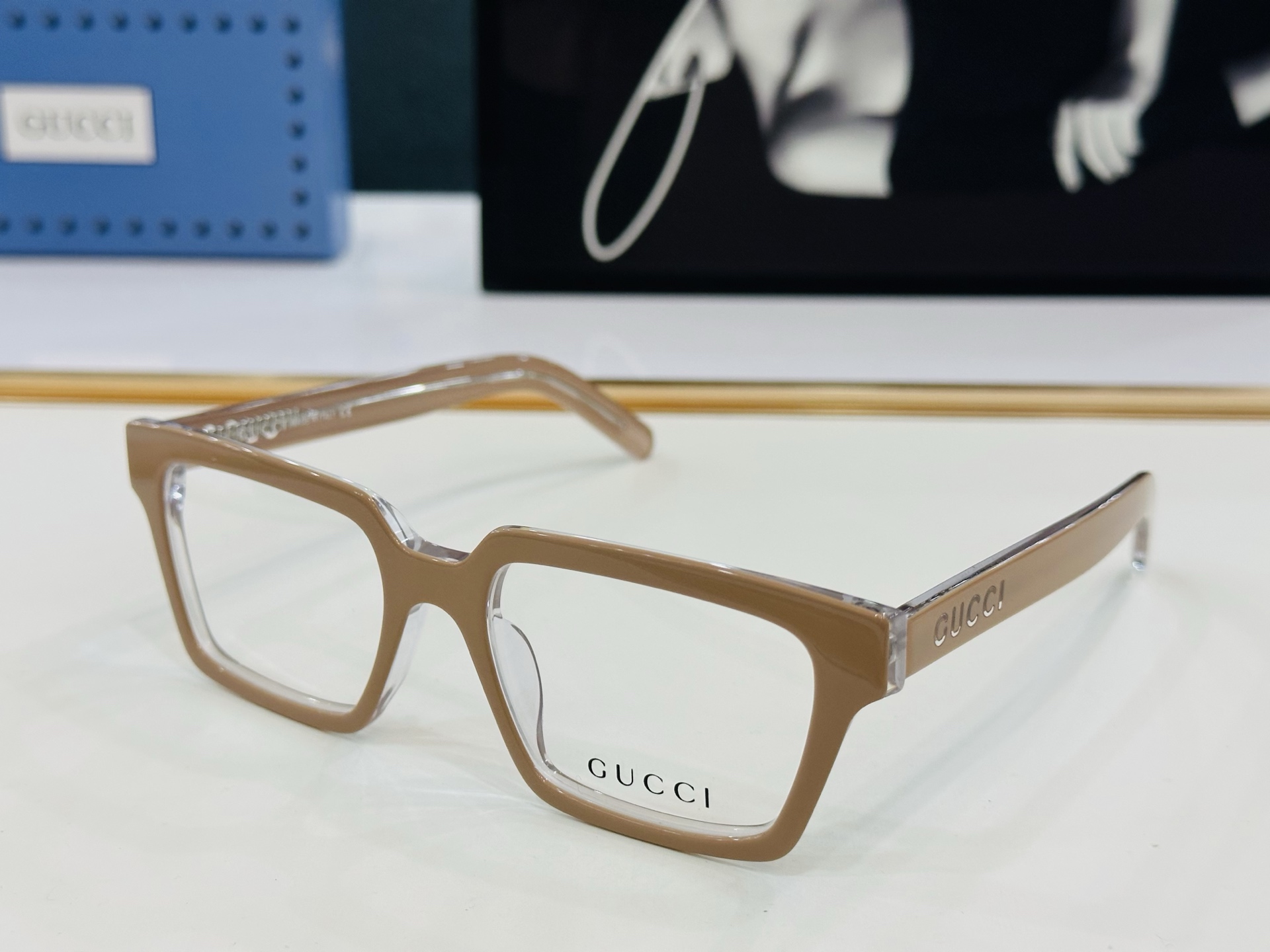 🆕 👏👏GUCC*👍古家GG1725 Size：53口15-145 搭配镜框🔝Z❤配光架 