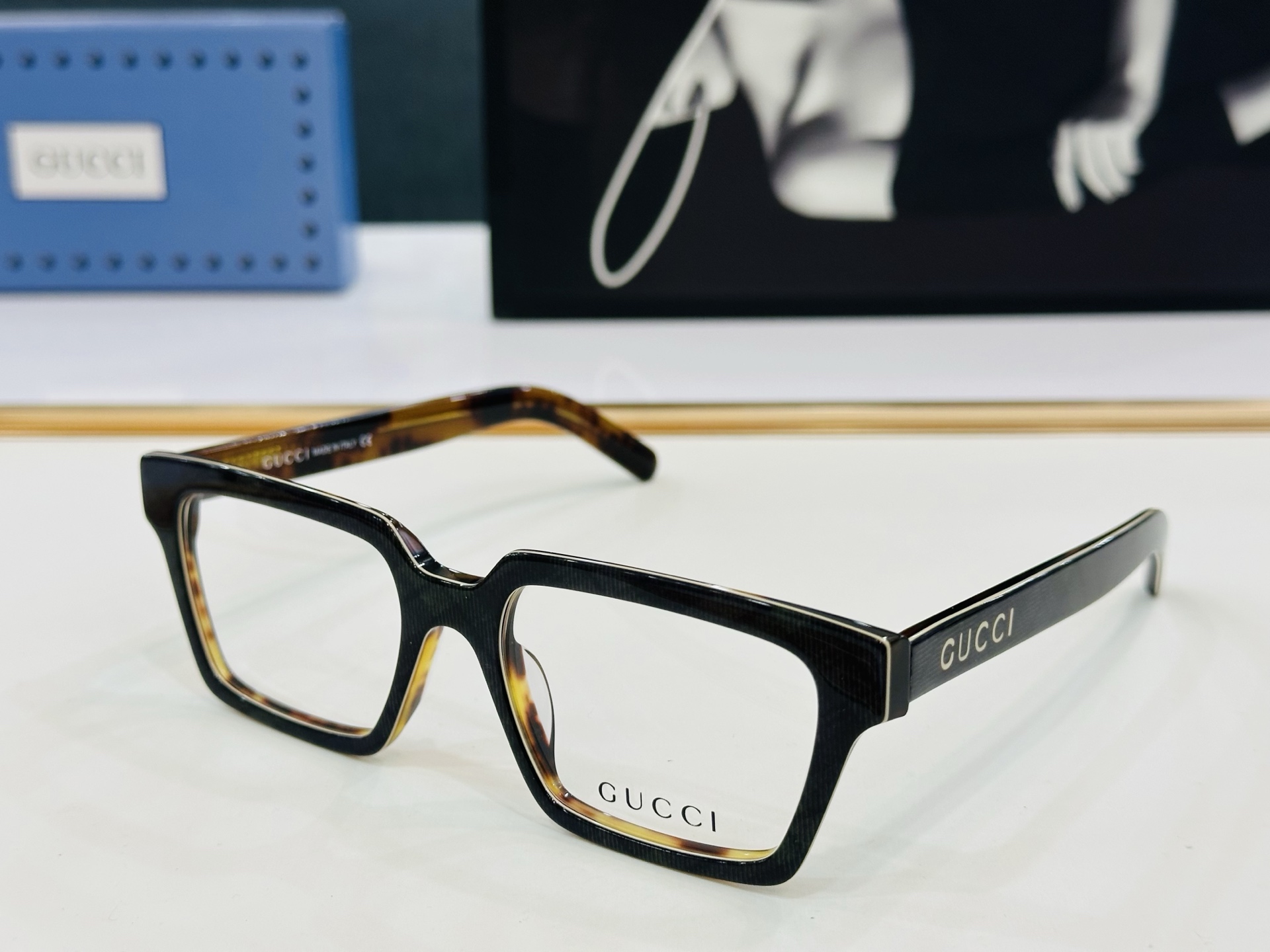 🆕 👏👏GUCC*👍古家GG1725 Size：53口15-145 搭配镜框🔝Z❤配光架 