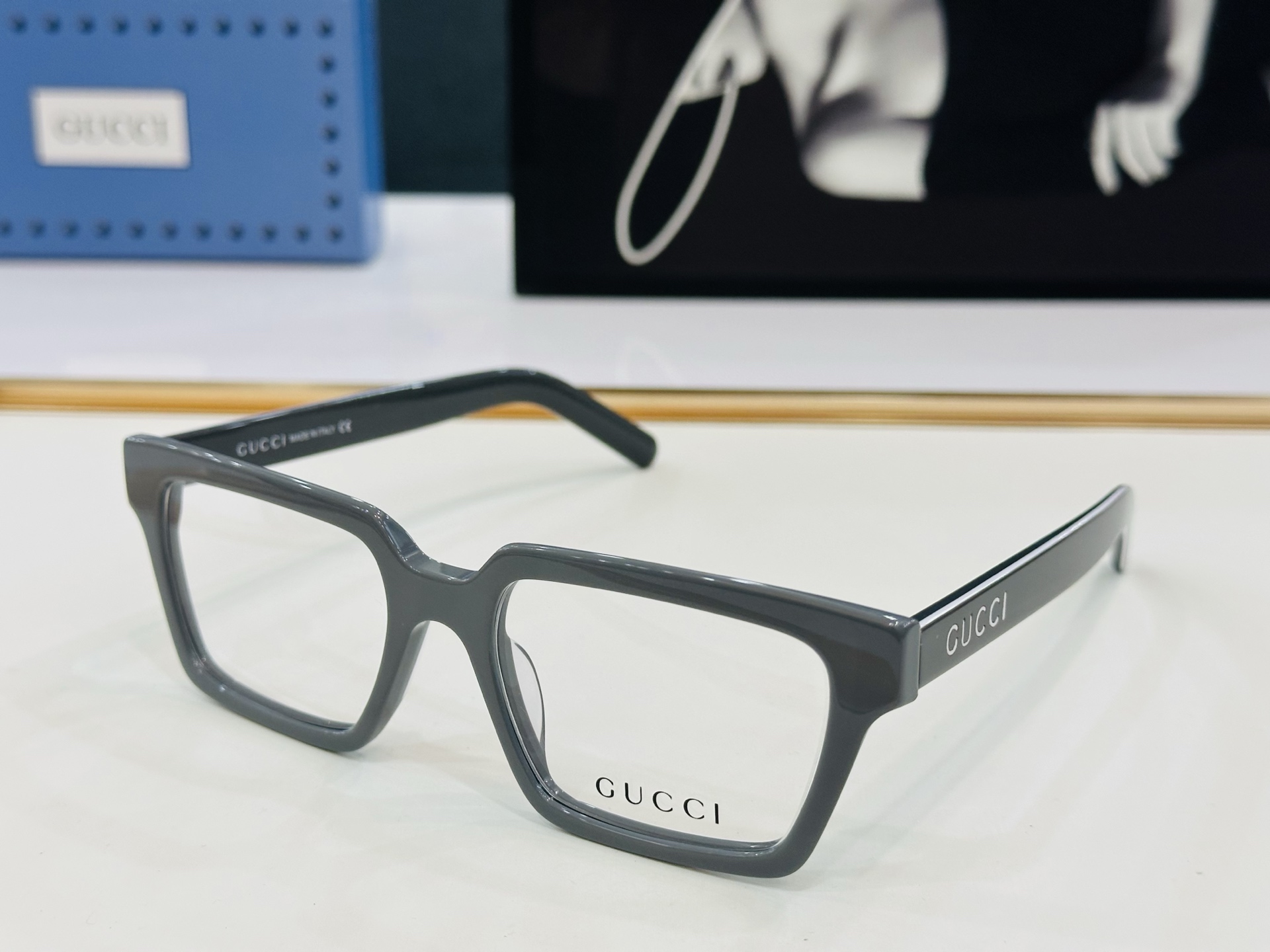 🆕 👏👏GUCC*👍古家GG1725 Size：53口15-145 搭配镜框🔝Z❤配光架 