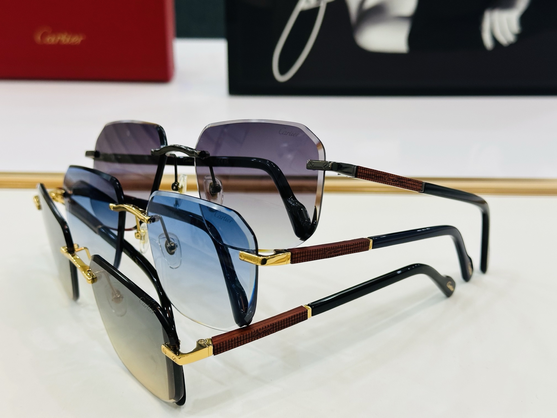 新款 Cartier 卡家 MODEL CT0481S Size：60口18-140 高品质 品牌标志性