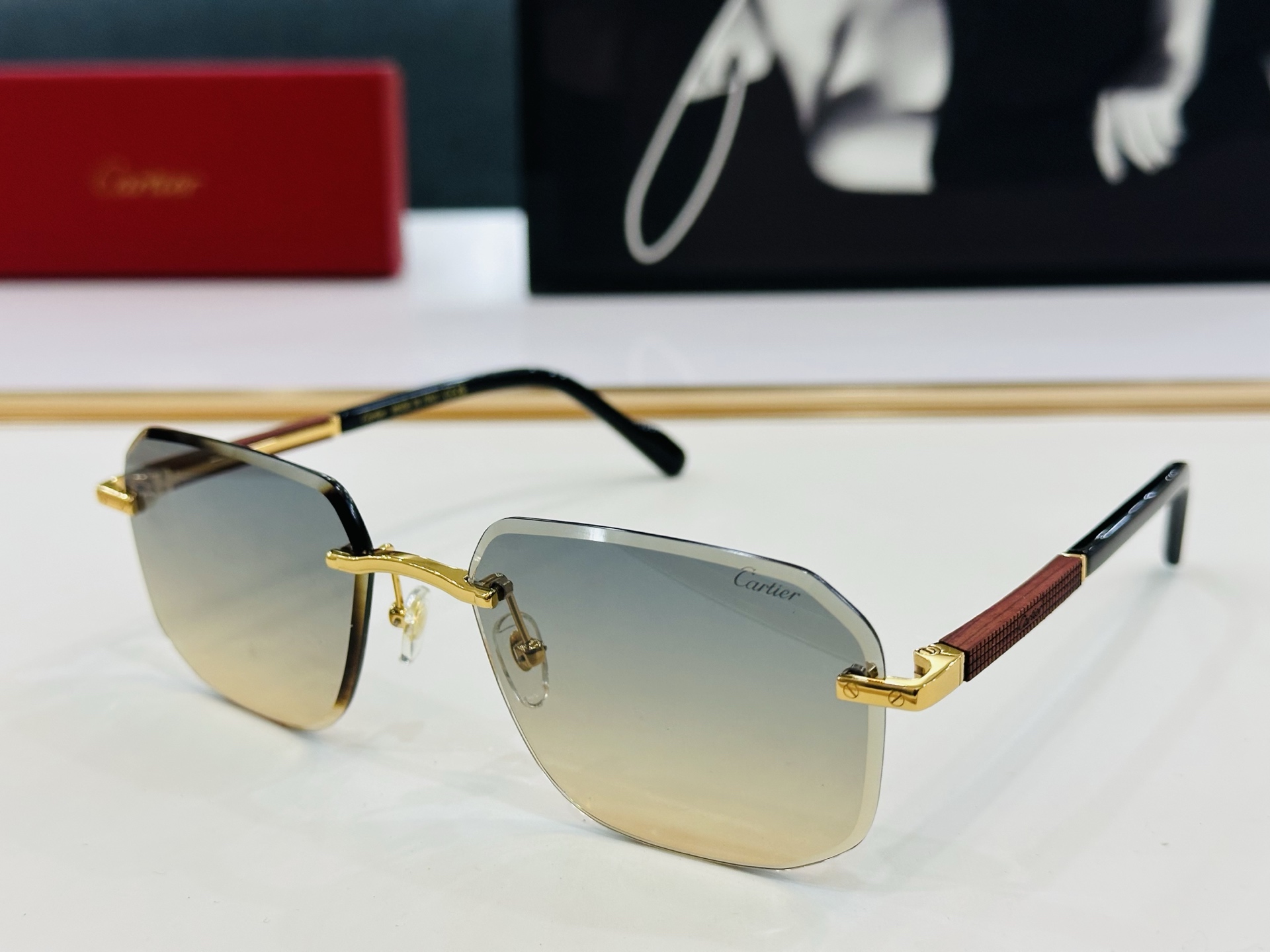 新款 Cartier 卡家 MODEL CT0481S Size：60口18-140 高品质 品牌标志性