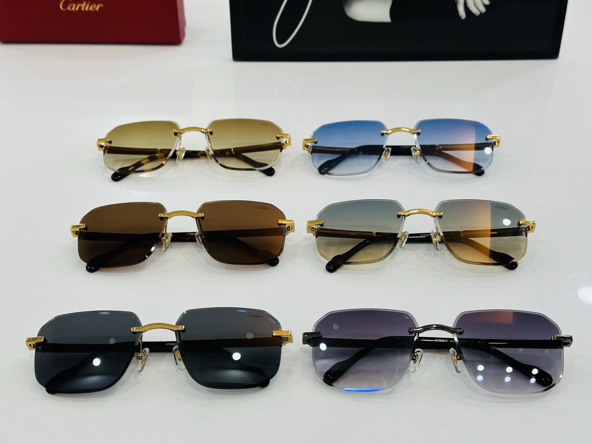 新款 Cartier 卡家 MODEL CT0481S Size：60口18-140 高品质 品牌标志性