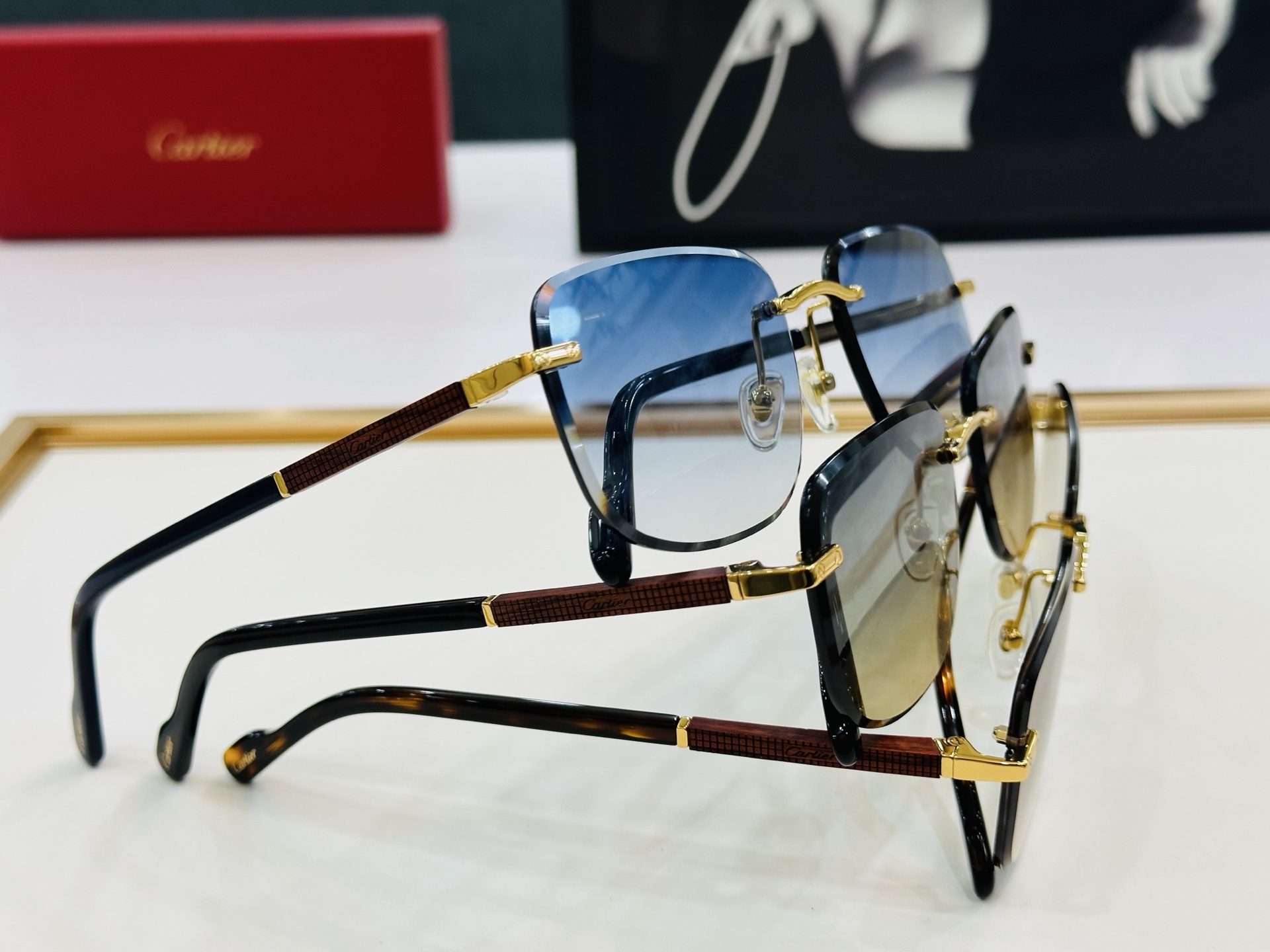 新款 Cartier 卡家 MODEL CT0482S Size：59口18-140 高品质 品牌标志性