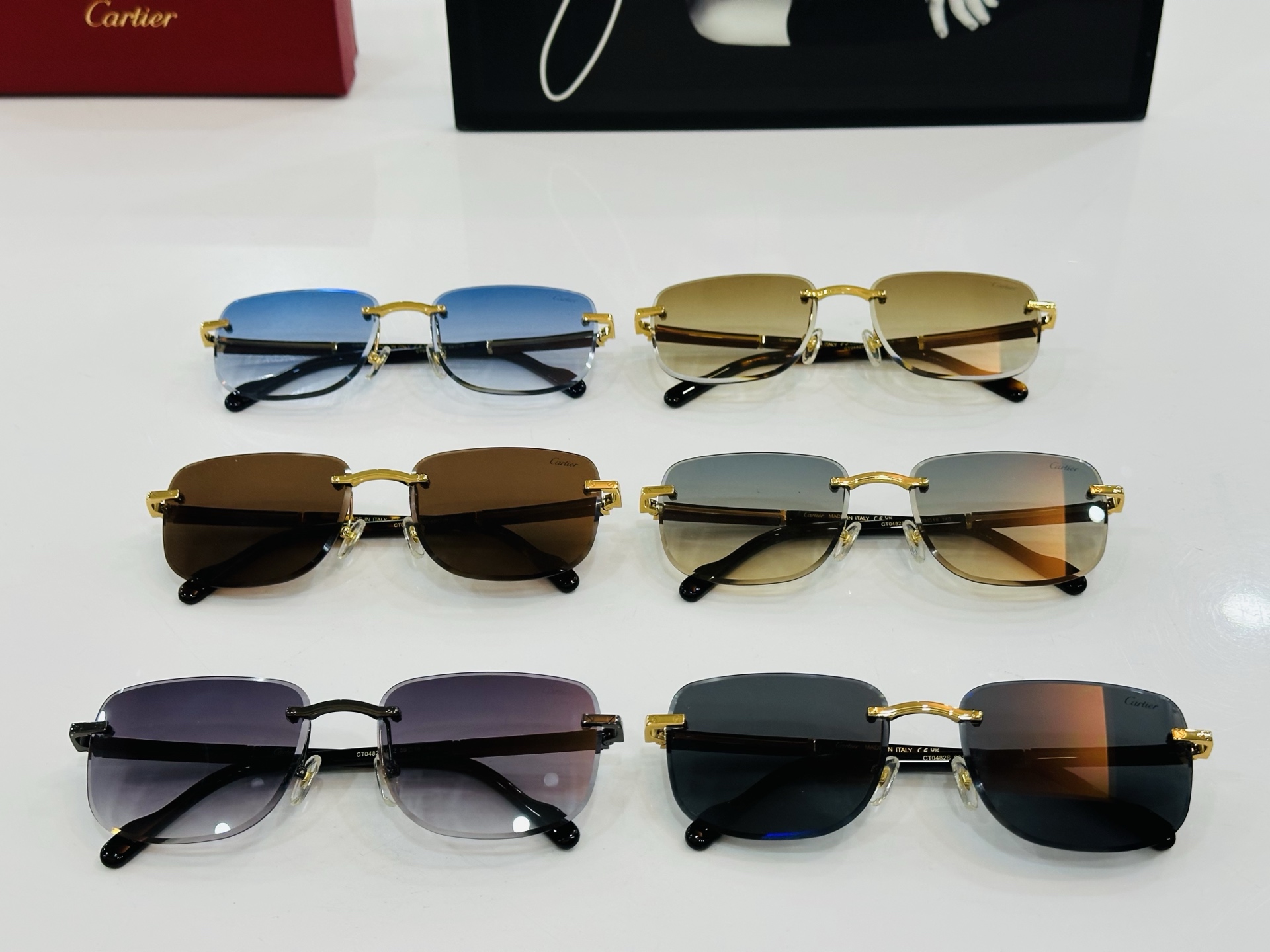 新款 Cartier 卡家 MODEL CT0482S Size：59口18-140 高品质 品牌标志性