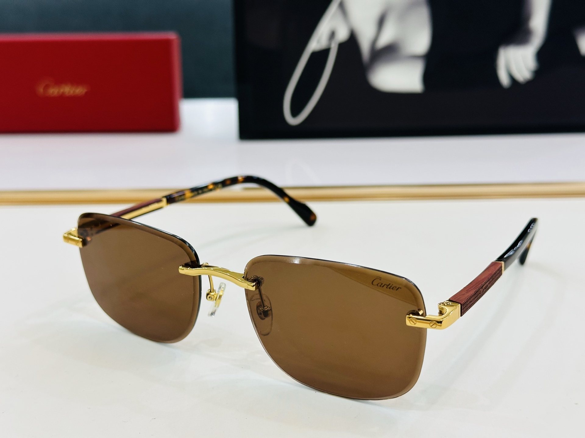 新款 Cartier 卡家 MODEL CT0482S Size：59口18-140 高品质 品牌标志性
