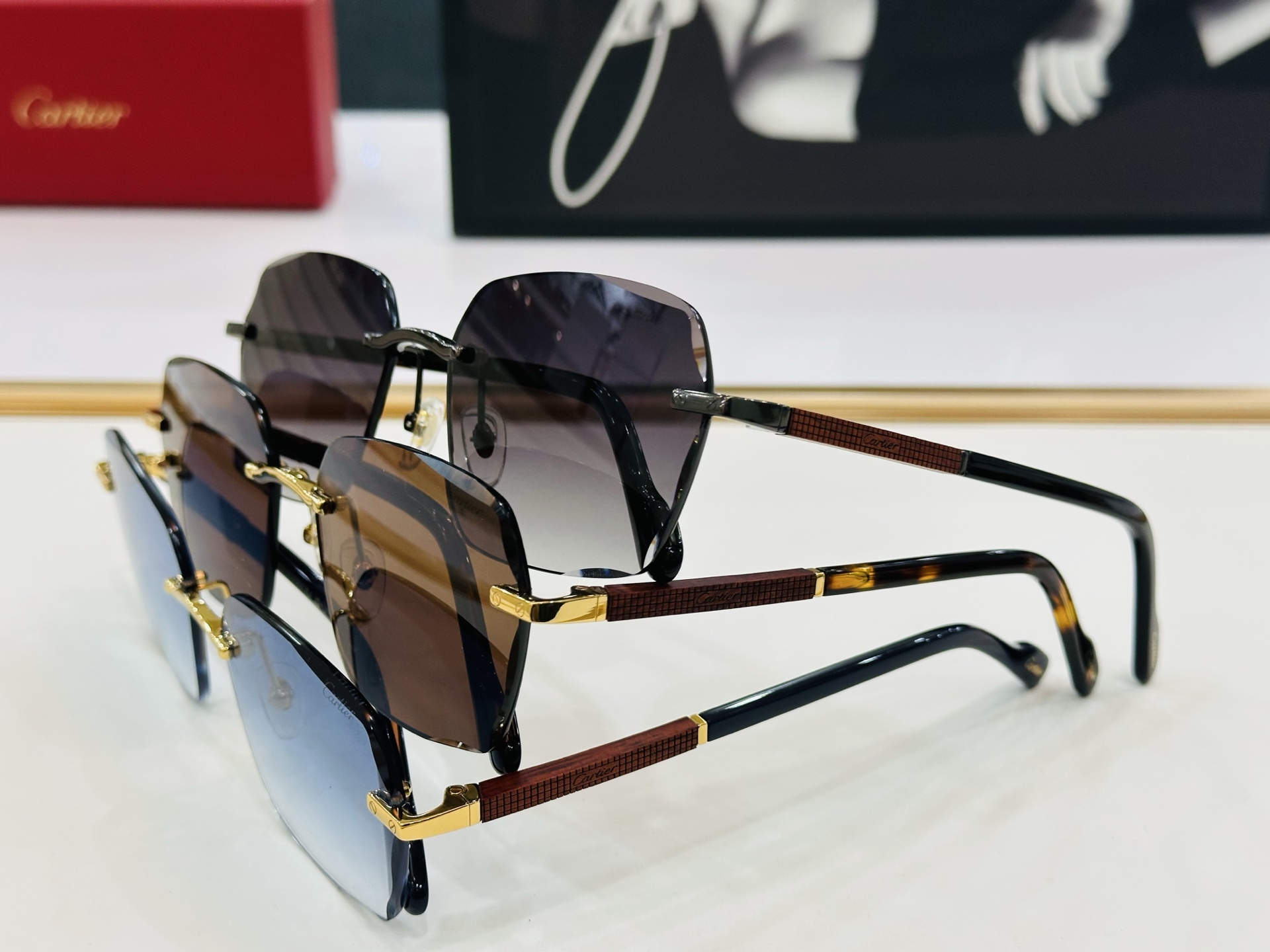新款 Cartier 卡家 MODEL CT0483S Size：59口18-140 高品质 品牌标志性