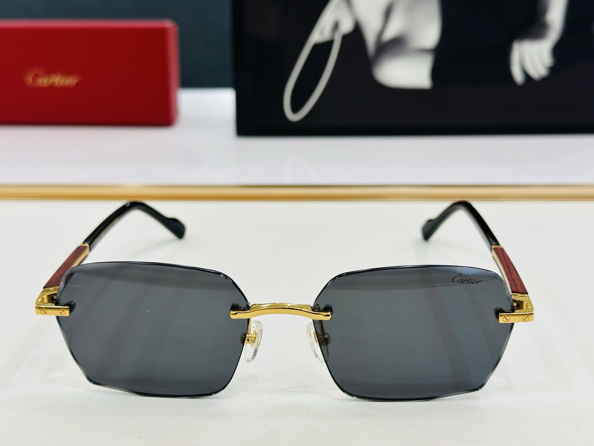 新款 Cartier 卡家 MODEL CT0483S Size：59口18-140 高品质 品牌标志性