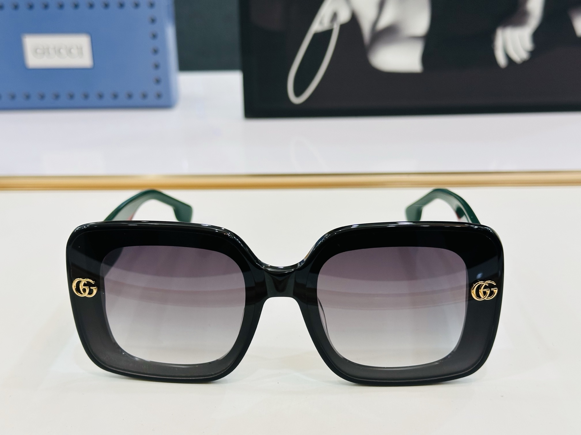 GUCC* 古家 GG1639 🐝🐝系列 Size：51口24-143 🍁🍁 XL超绝品质太阳镜 。