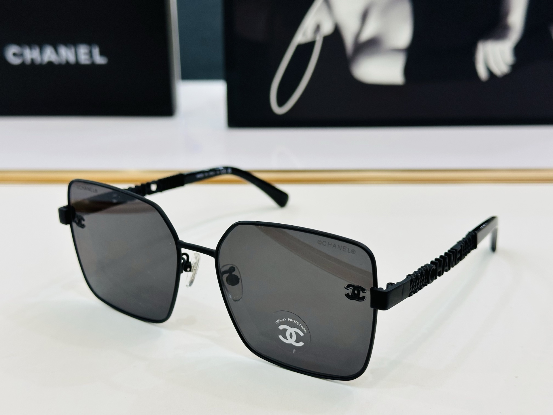 NO:248645,【CHANE*/Xiangjia】MODEL:CH4226 size58 15-B sunglasses Glasses Sunglasses Sunglasses, glasses, chanel, chanel, chanel19860909【CHANE*/香家】MODEL:CH4226 size58口15- B太阳镜 眼镜墨镜太阳镜,眼镜,chanel,chanel,glasses