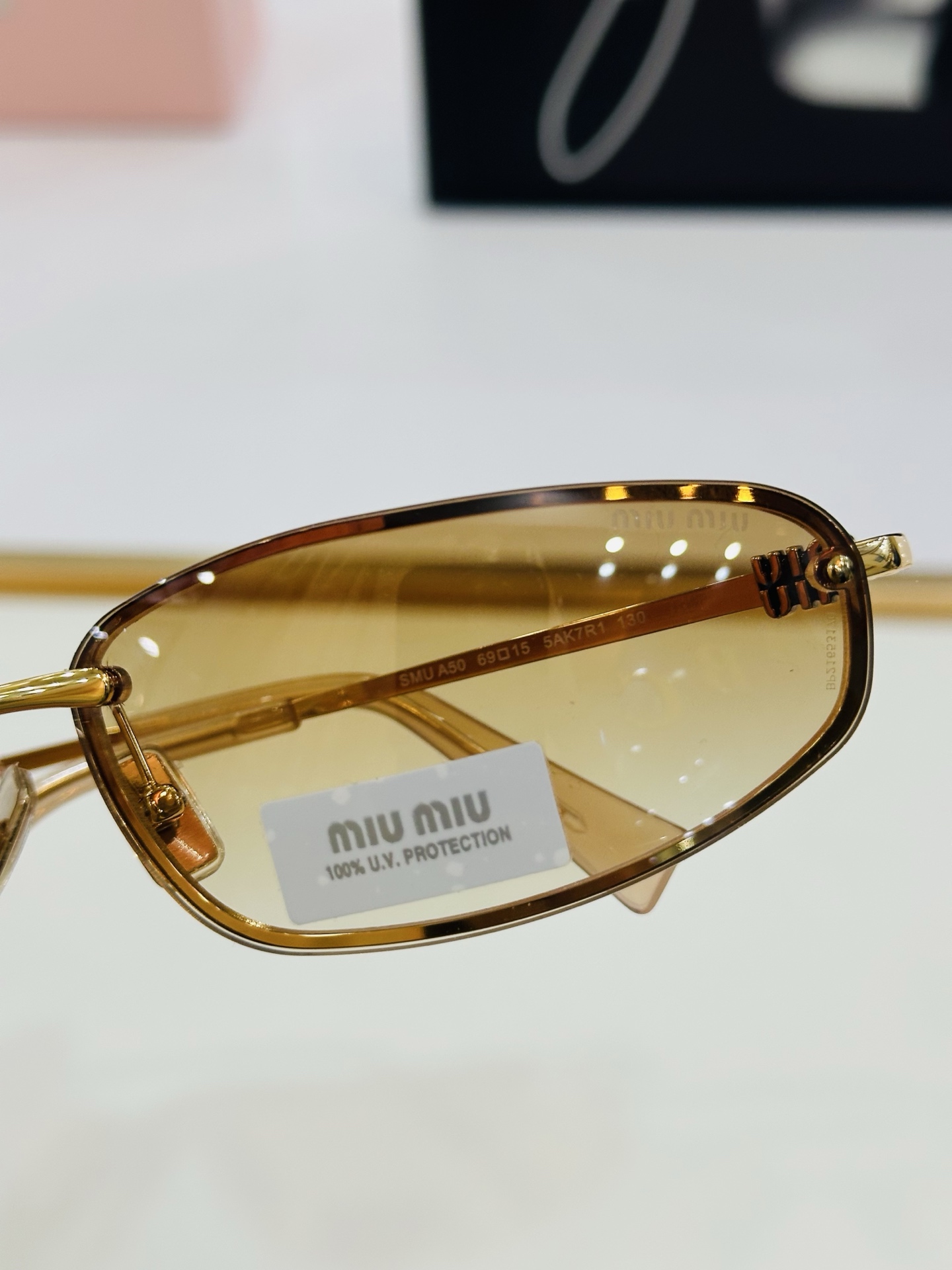 谬家 SMU A50 Size：60口15-130 女士太阳眼镜 镂空型玫瑰玫瑰 高档 B时尚墨镜潮人强
