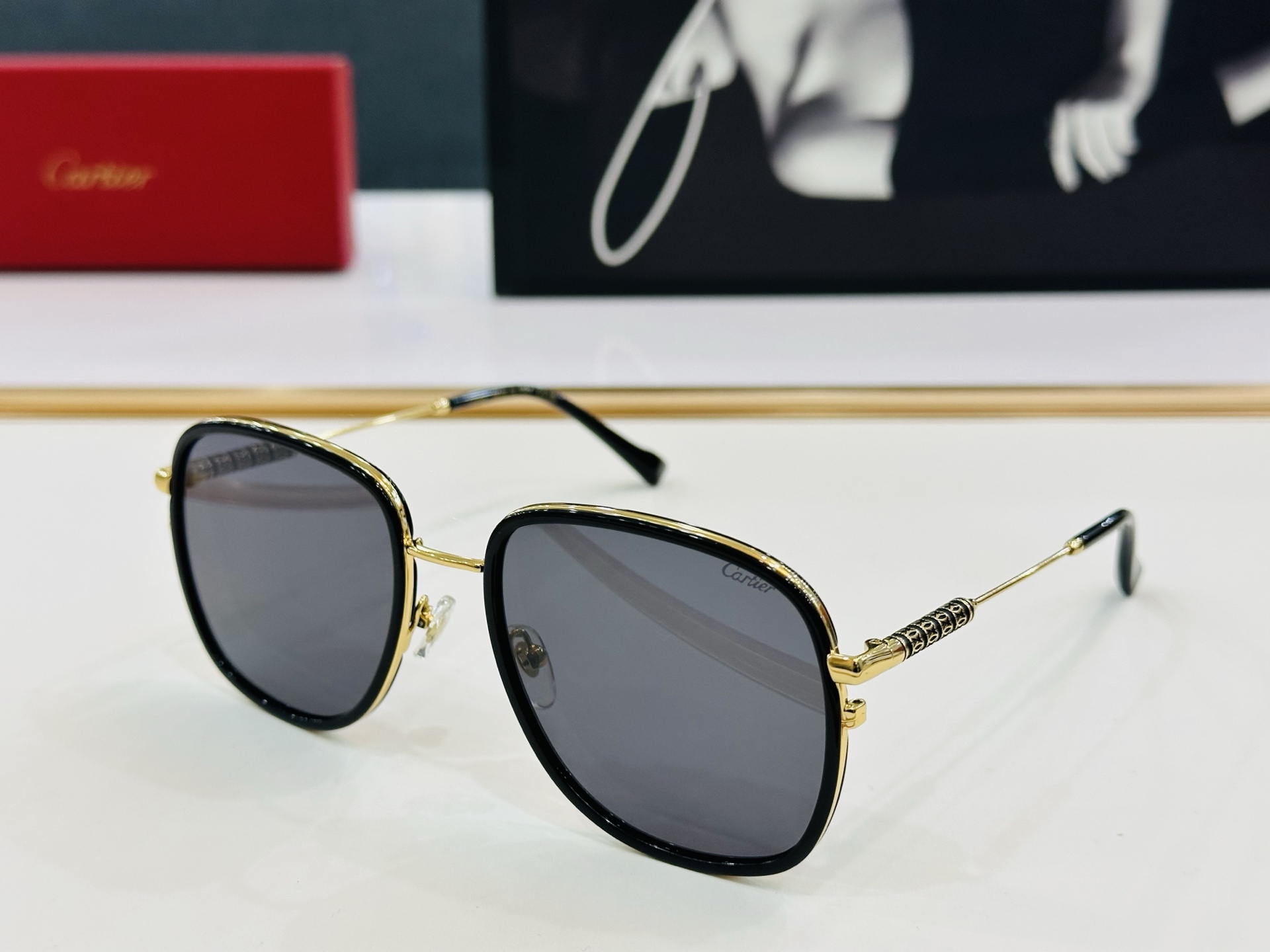 Cartie* 卡家 CT0382 太阳镜 Size：55口19-145   工艺精湛气质十足！q男女同