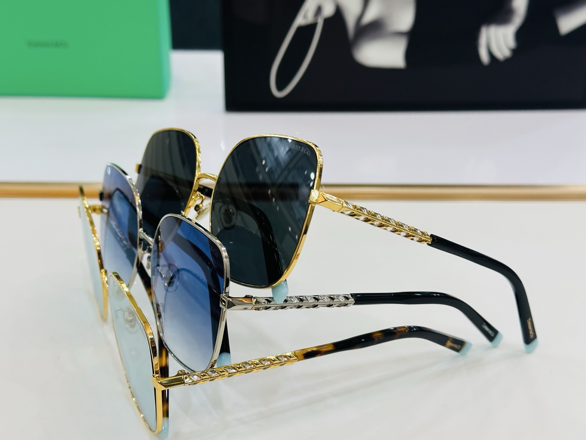 蒂芙家 Tiffany & CO. TF3078 Size：60口16-140  时尚太阳镜架 👍b多色