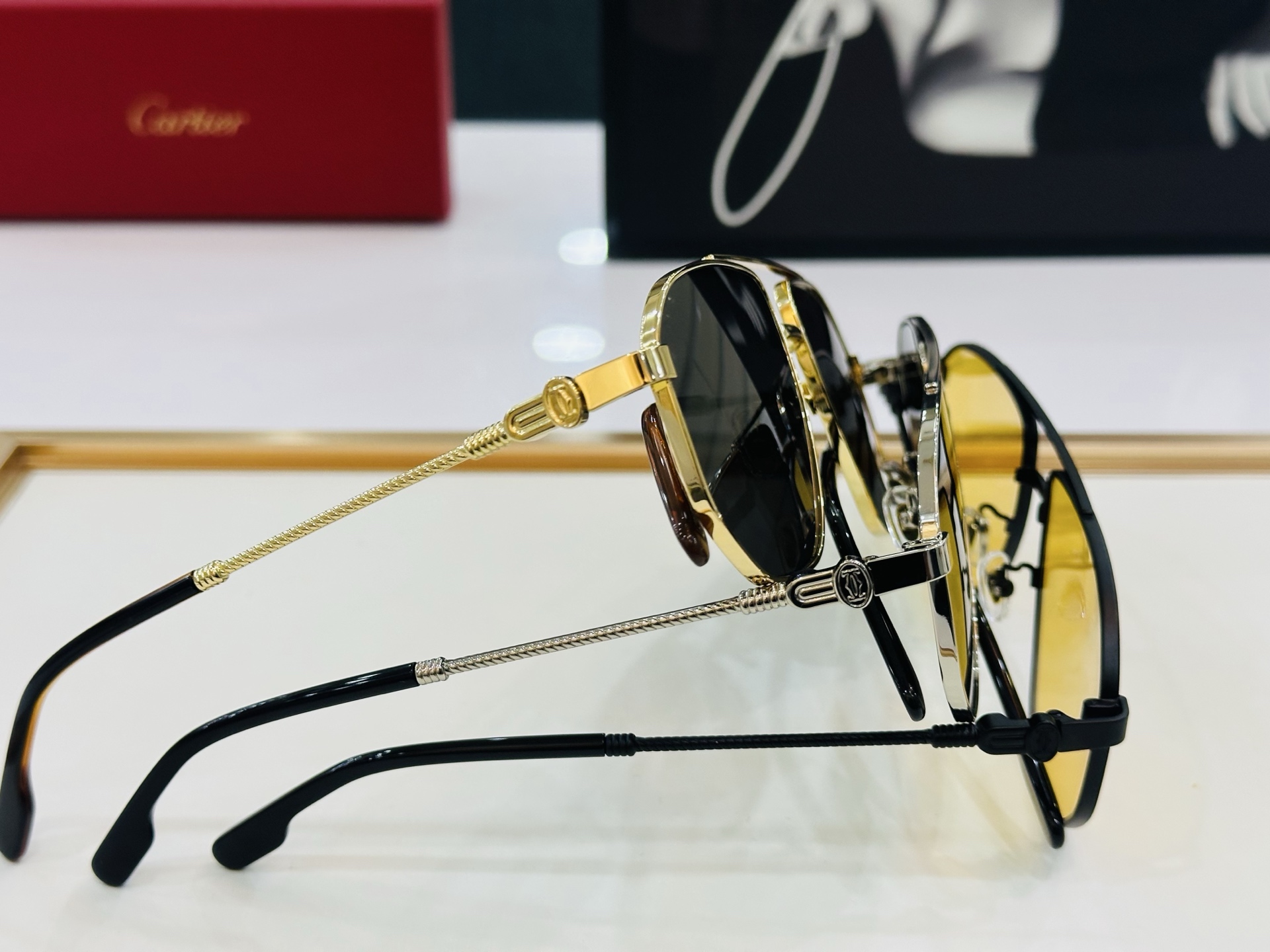 Cartie* 卡家 太阳镜 CT0535 Size：58口16-145 电镀工艺精湛气质十足！Z男女同