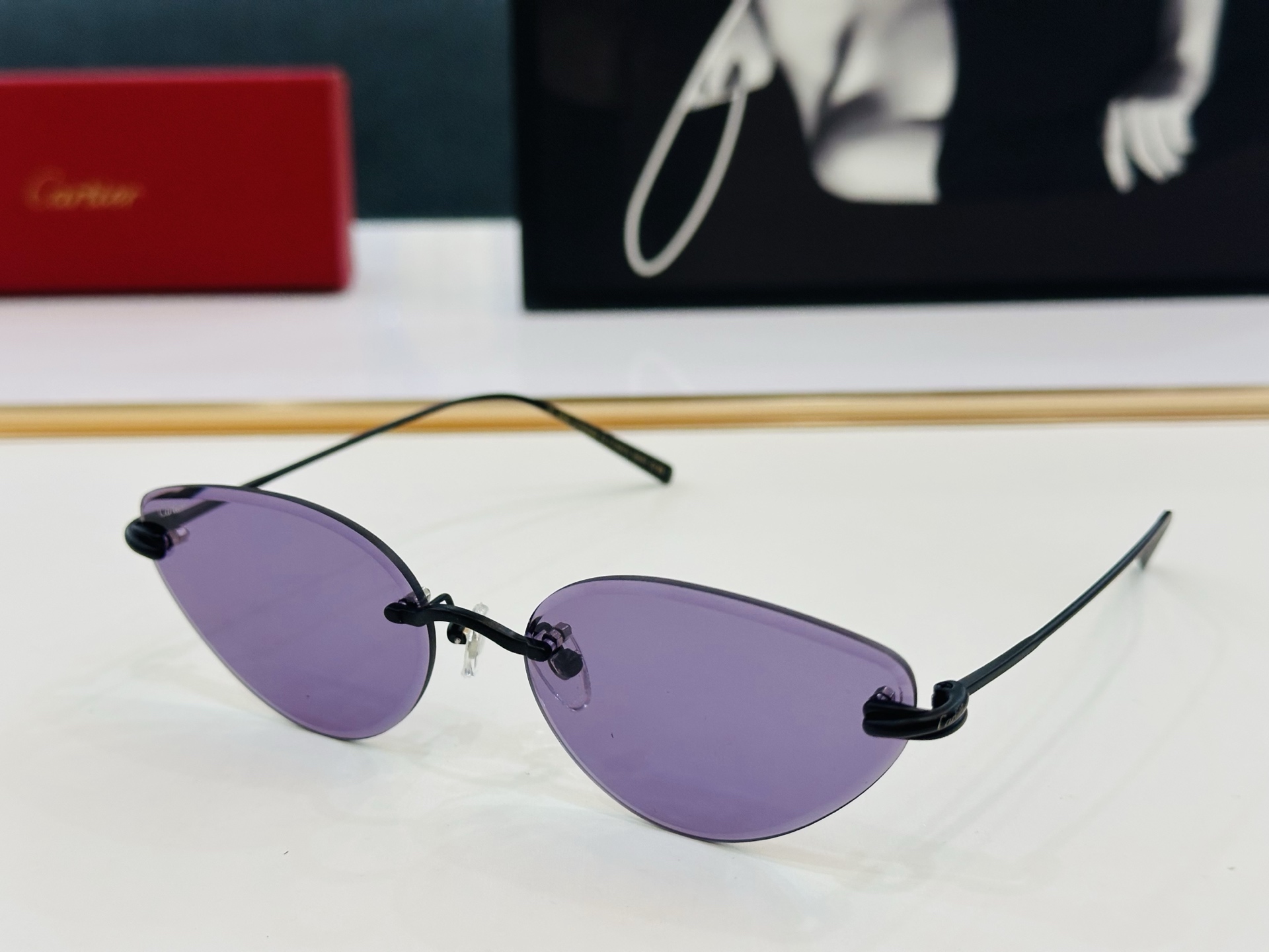 🆕 原版Cartie* 卡家 官网经典款 太阳镜 CT0567S Size：59口17-140  电镀工
