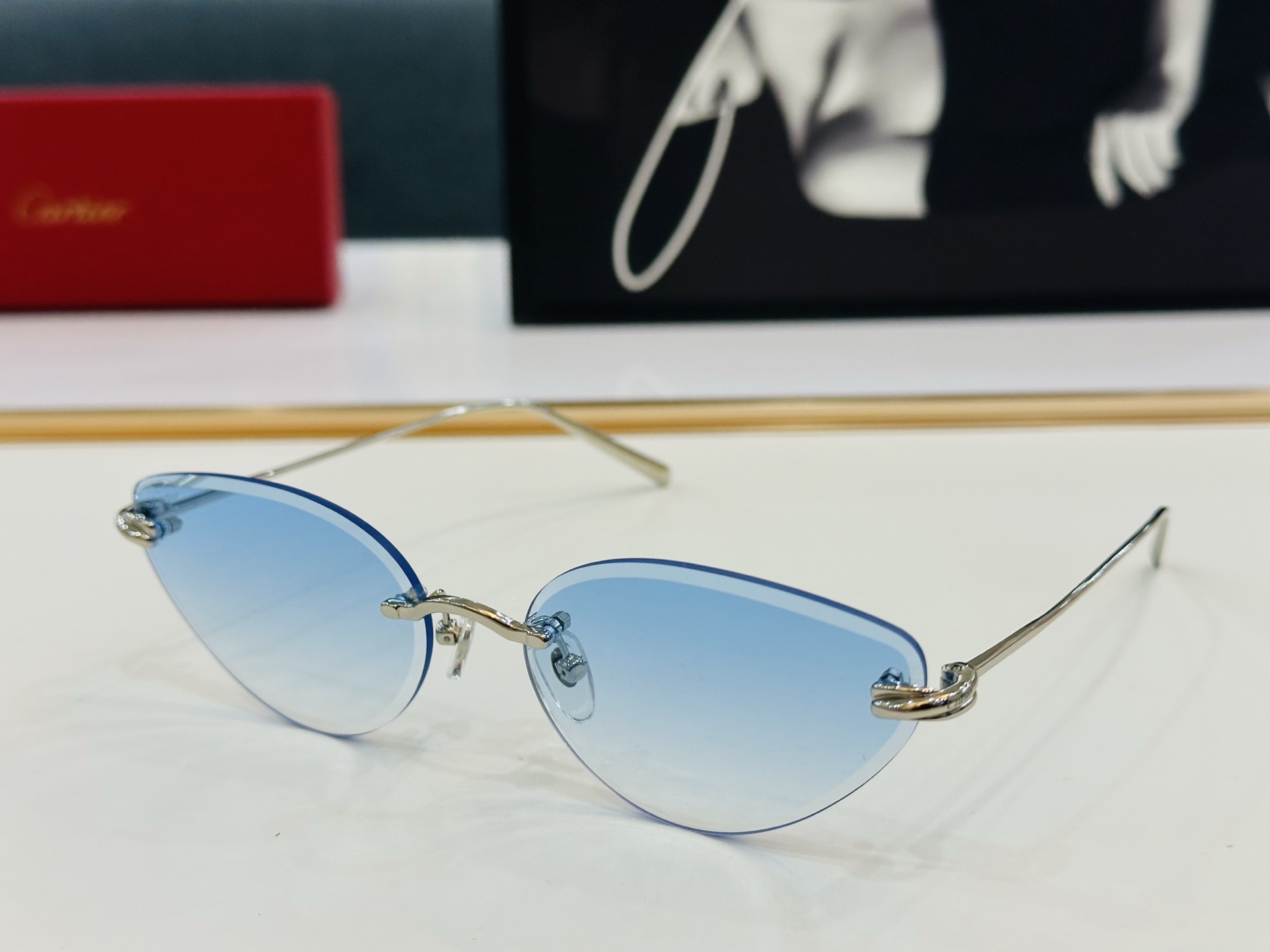 🆕 原版Cartie* 卡家 官网经典款 太阳镜 CT0567S Size：59口17-140  电镀工
