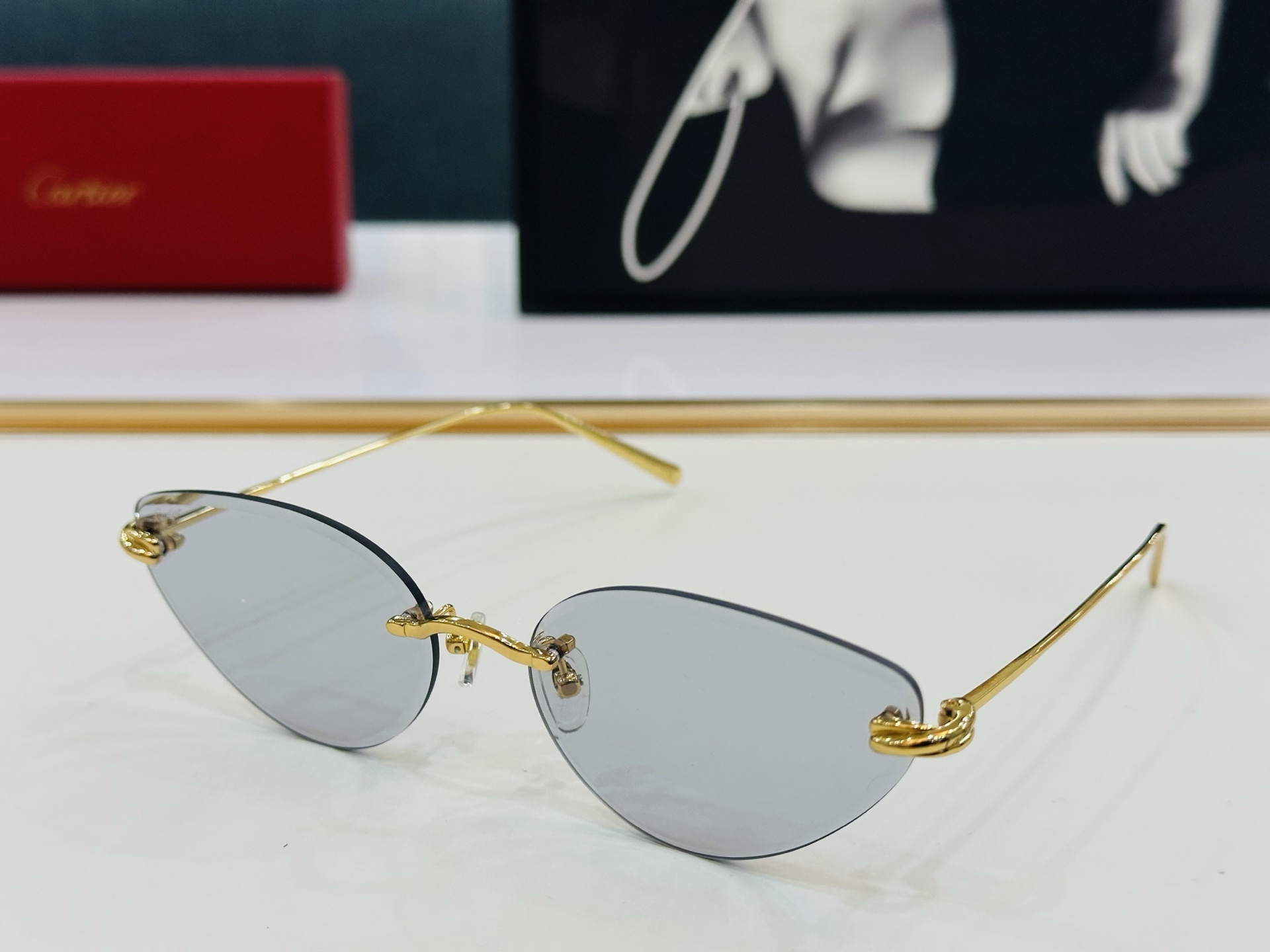 🆕 原版Cartie* 卡家 官网经典款 太阳镜 CT0567S Size：59口17-140  电镀工
