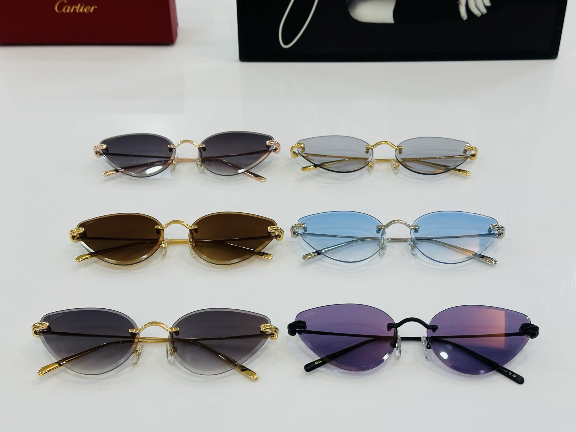 🆕 原版Cartie* 卡家 官网经典款 太阳镜 CT0567S Size：59口17-140  电镀工