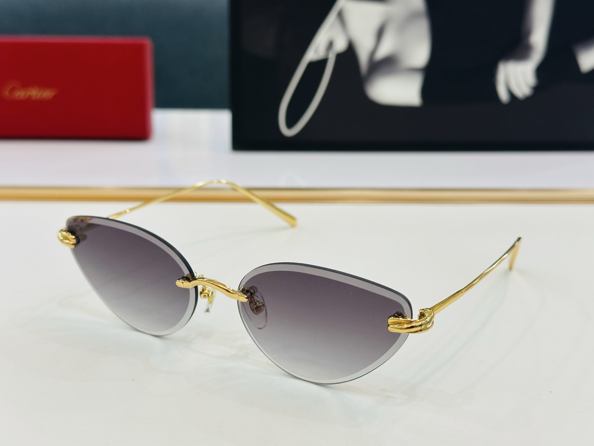 🆕 原版Cartie* 卡家 官网经典款 太阳镜 CT0567S Size：59口17-140  电镀工
