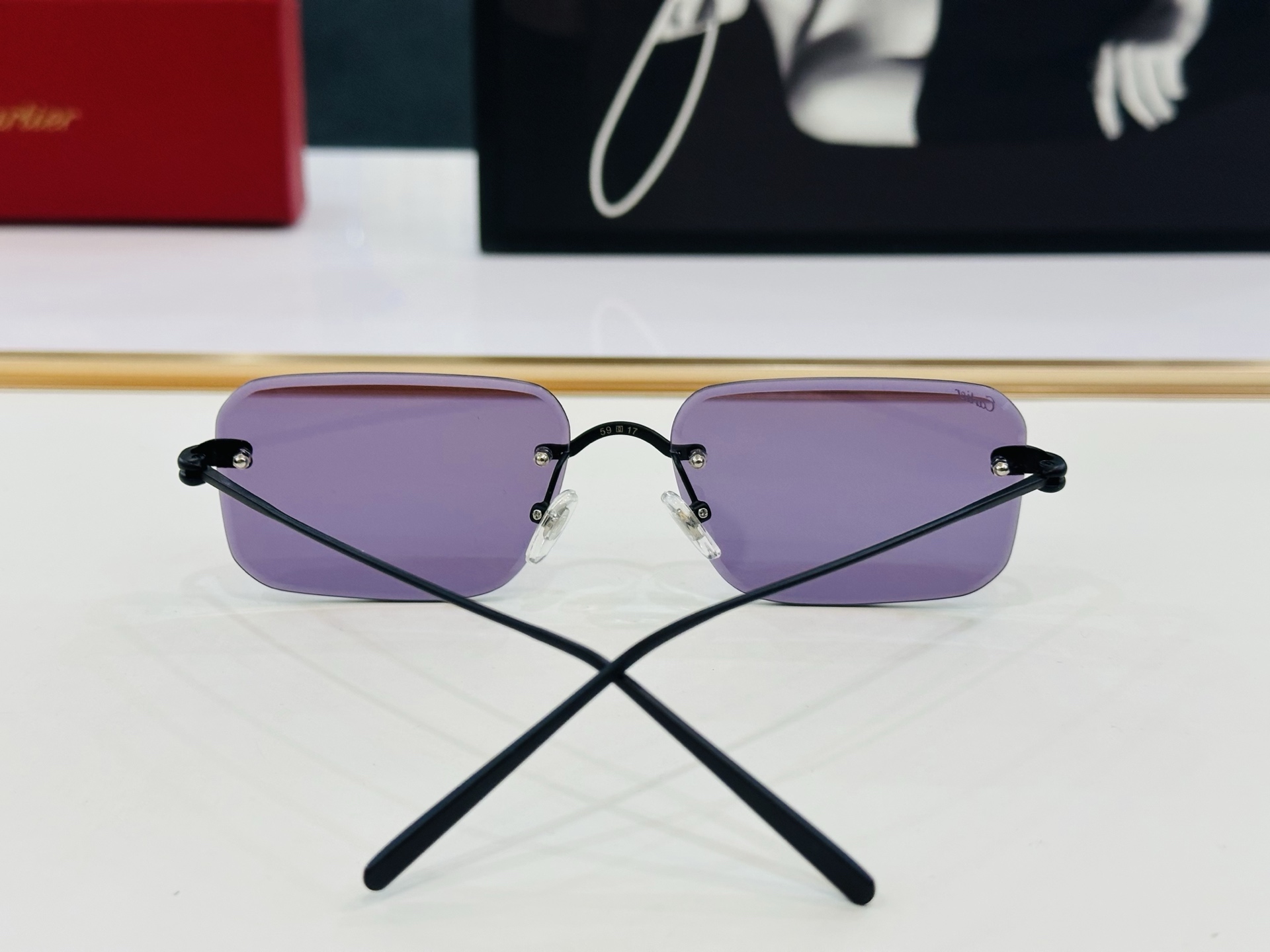 🆕 原版Cartie* 卡家 官网经典款 太阳镜 CT0566S Size：59口17-140  电镀工