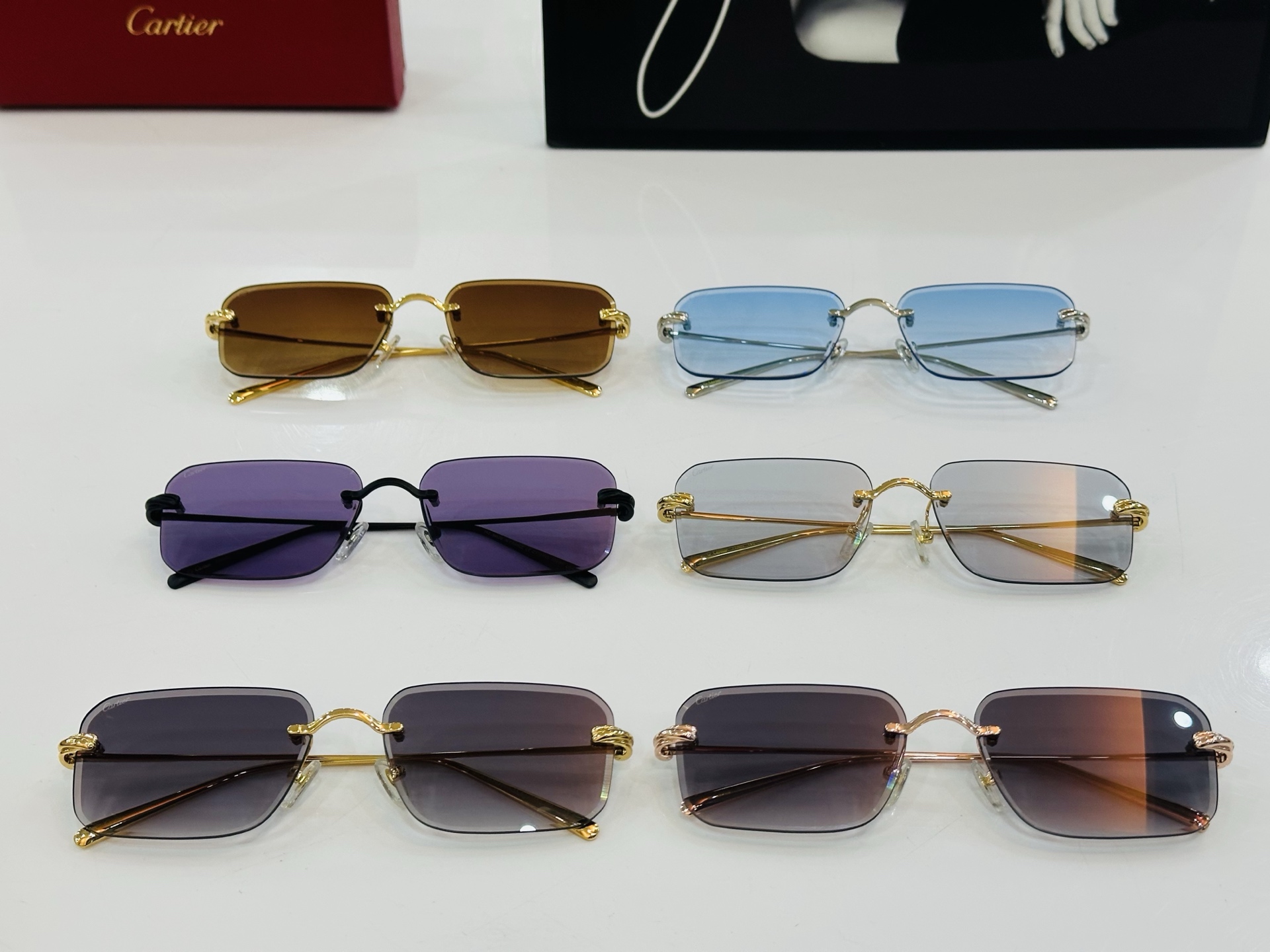🆕 原版Cartie* 卡家 官网经典款 太阳镜 CT0566S Size：59口17-140  电镀工