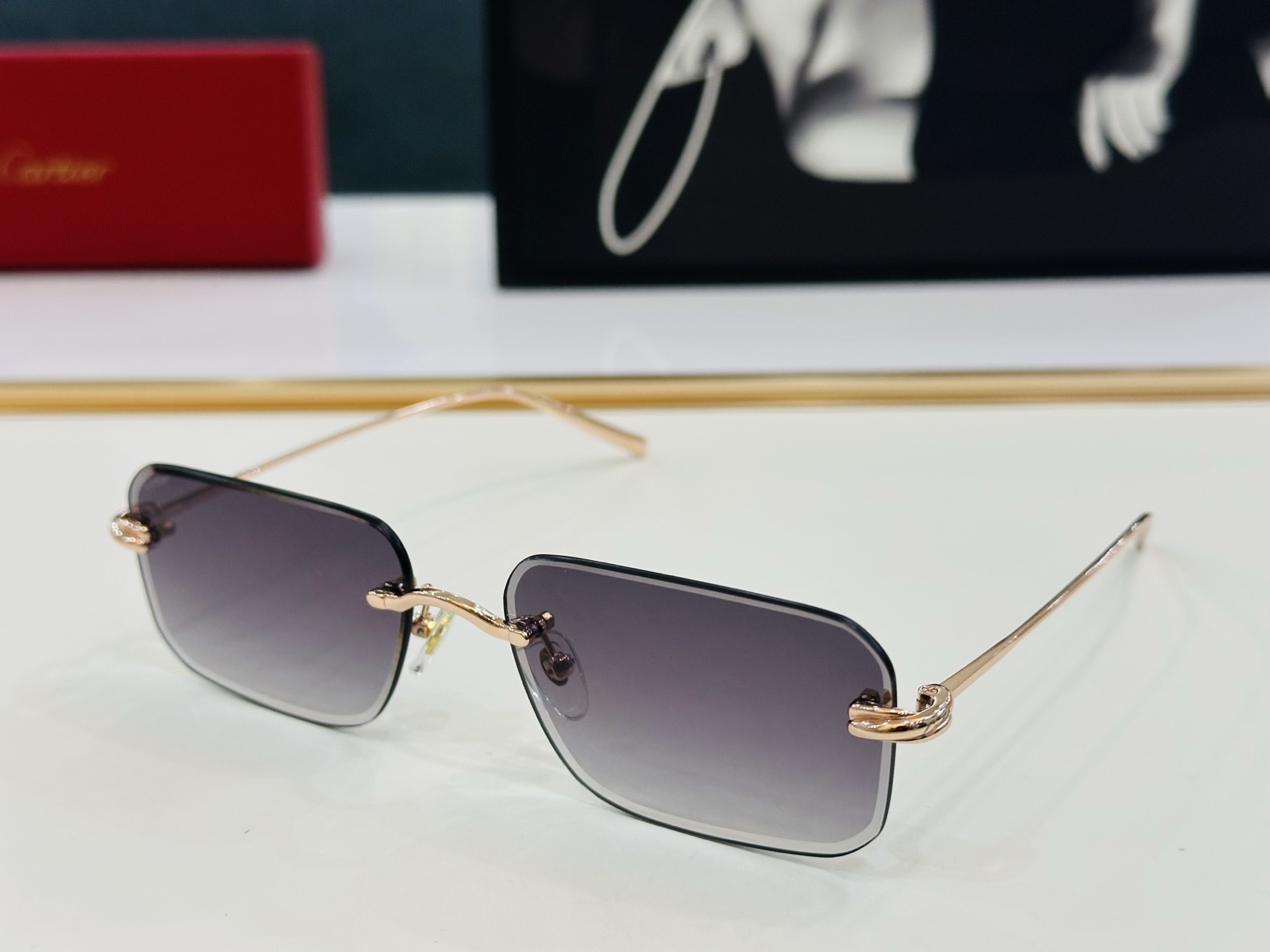 🆕 原版Cartie* 卡家 官网经典款 太阳镜 CT0566S Size：59口17-140  电镀工