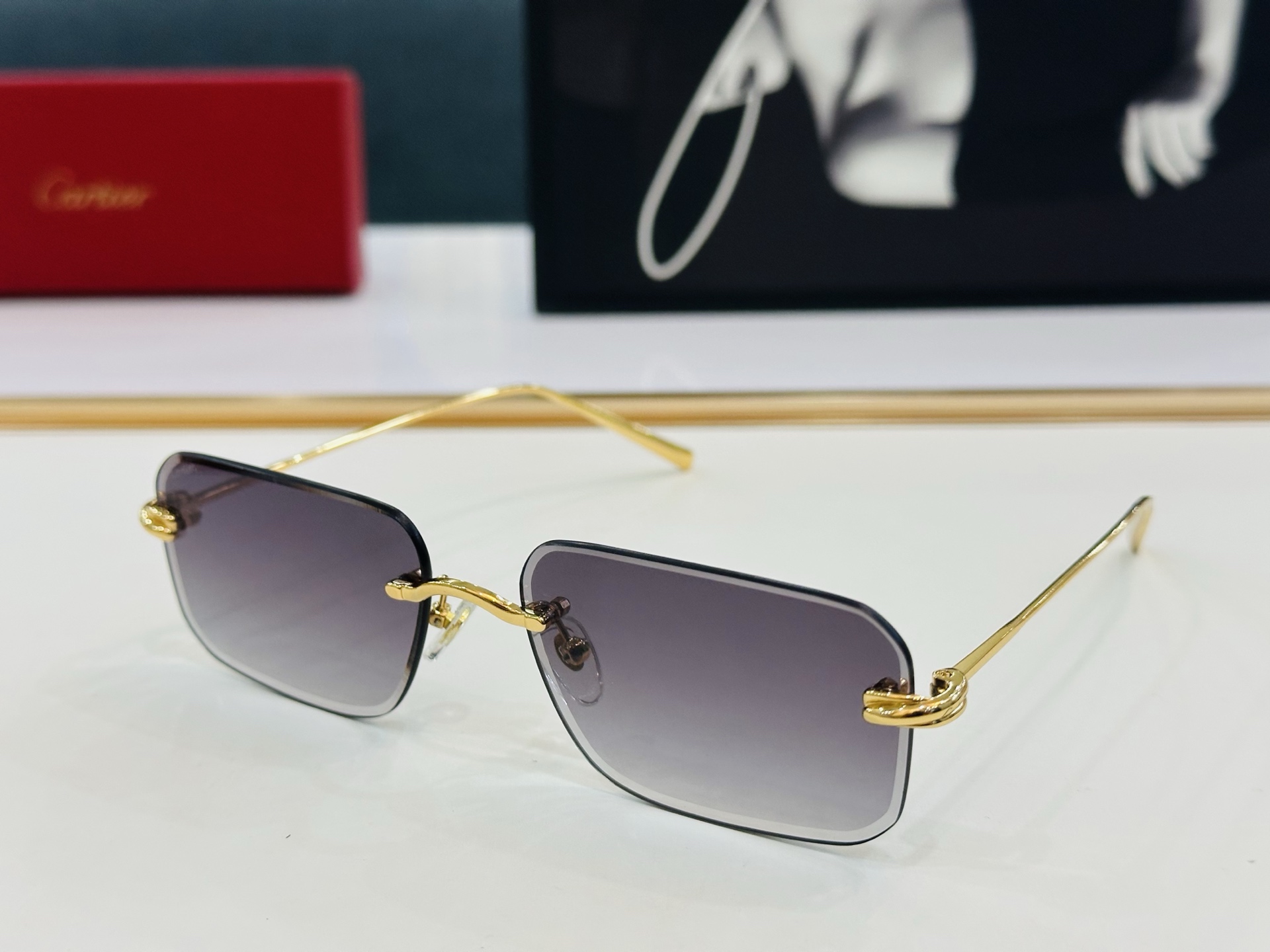 🆕 原版Cartie* 卡家 官网经典款 太阳镜 CT0566S Size：59口17-140  电镀工