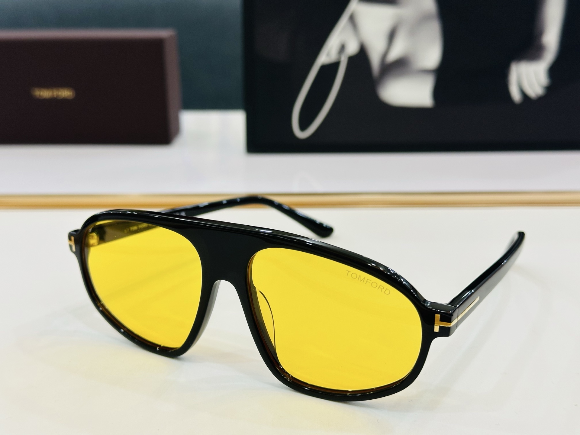 TOM FOR* 汤姆家 FT1178 Size：58口16-145 板材太阳镜 C酷帅眼镜男女同款 经